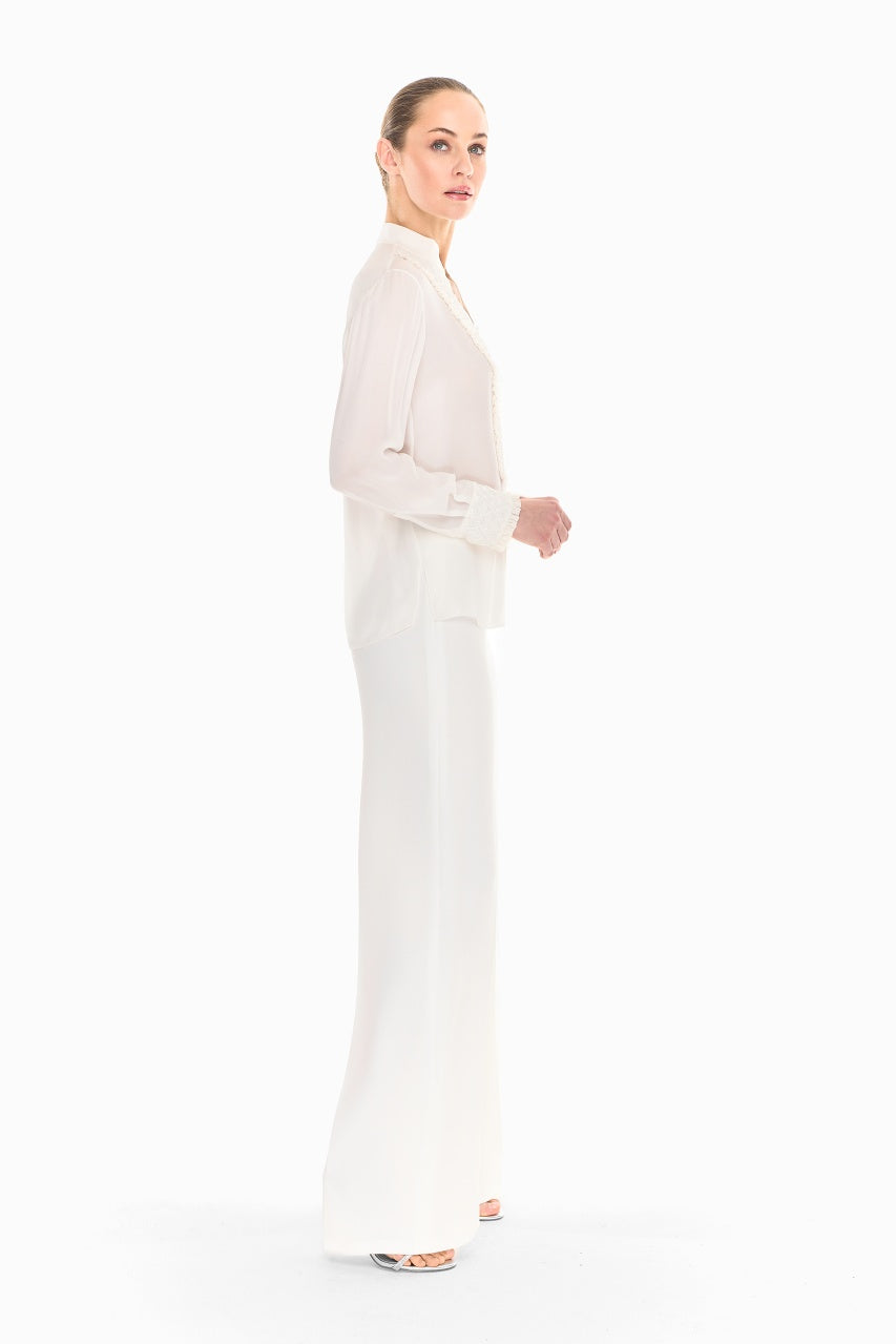 Lalita Embellished Ivory Blouse image 1