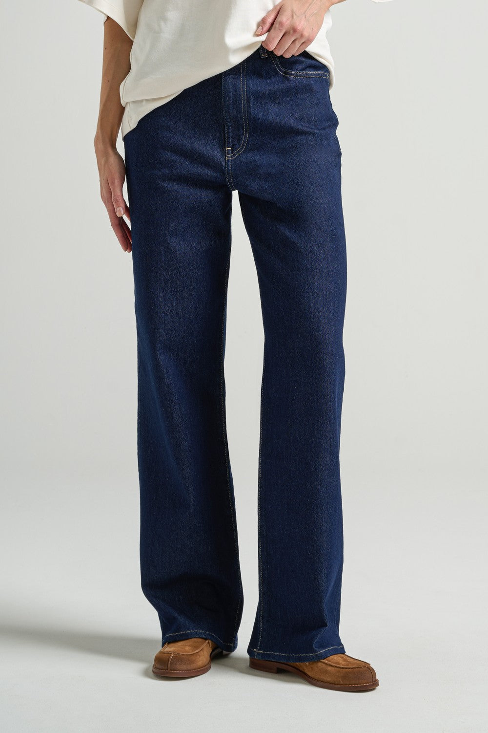 Kora High-Rise Wide Leg Jeans