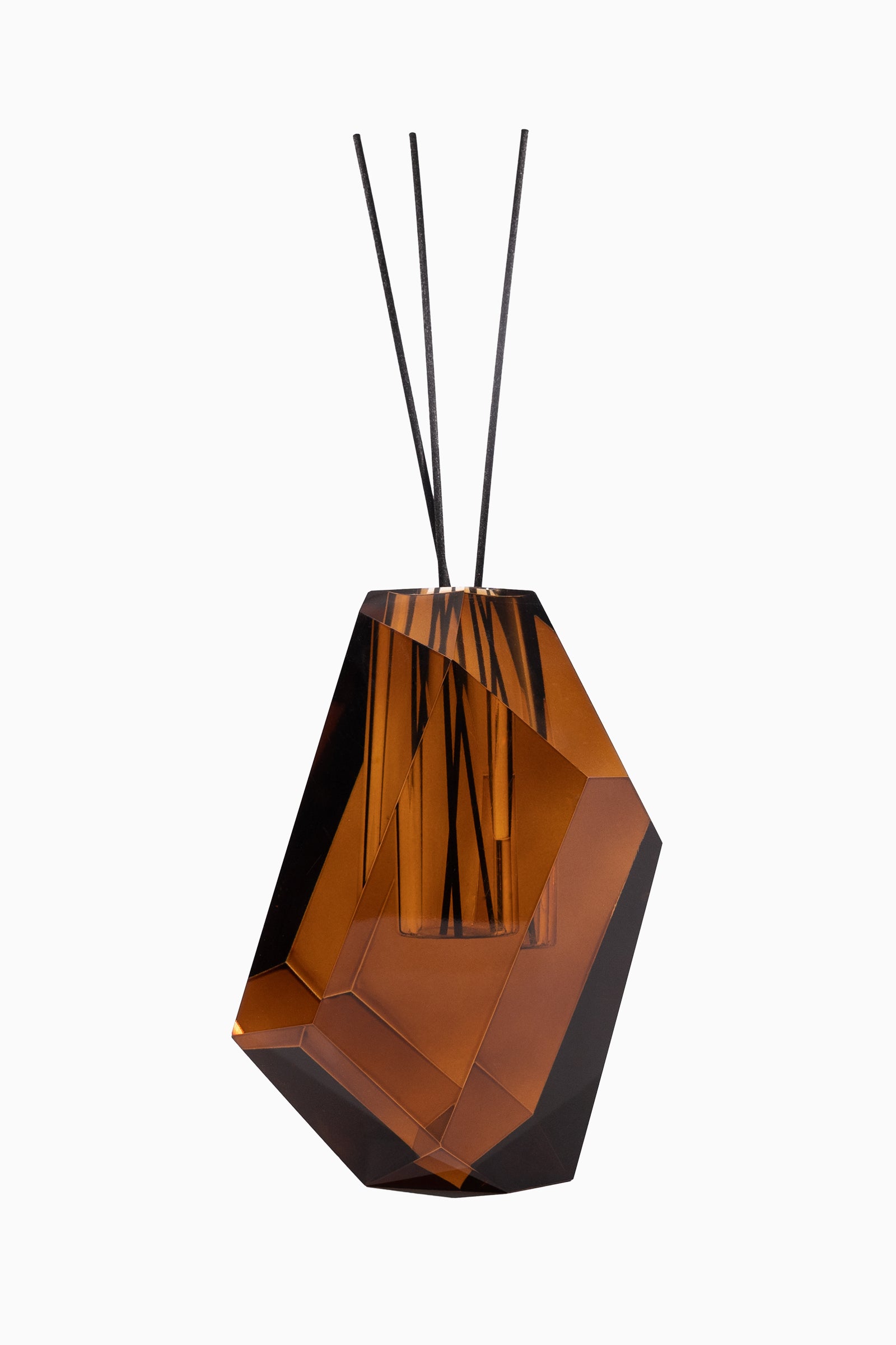 Ember Hand Cut Crystal Vase