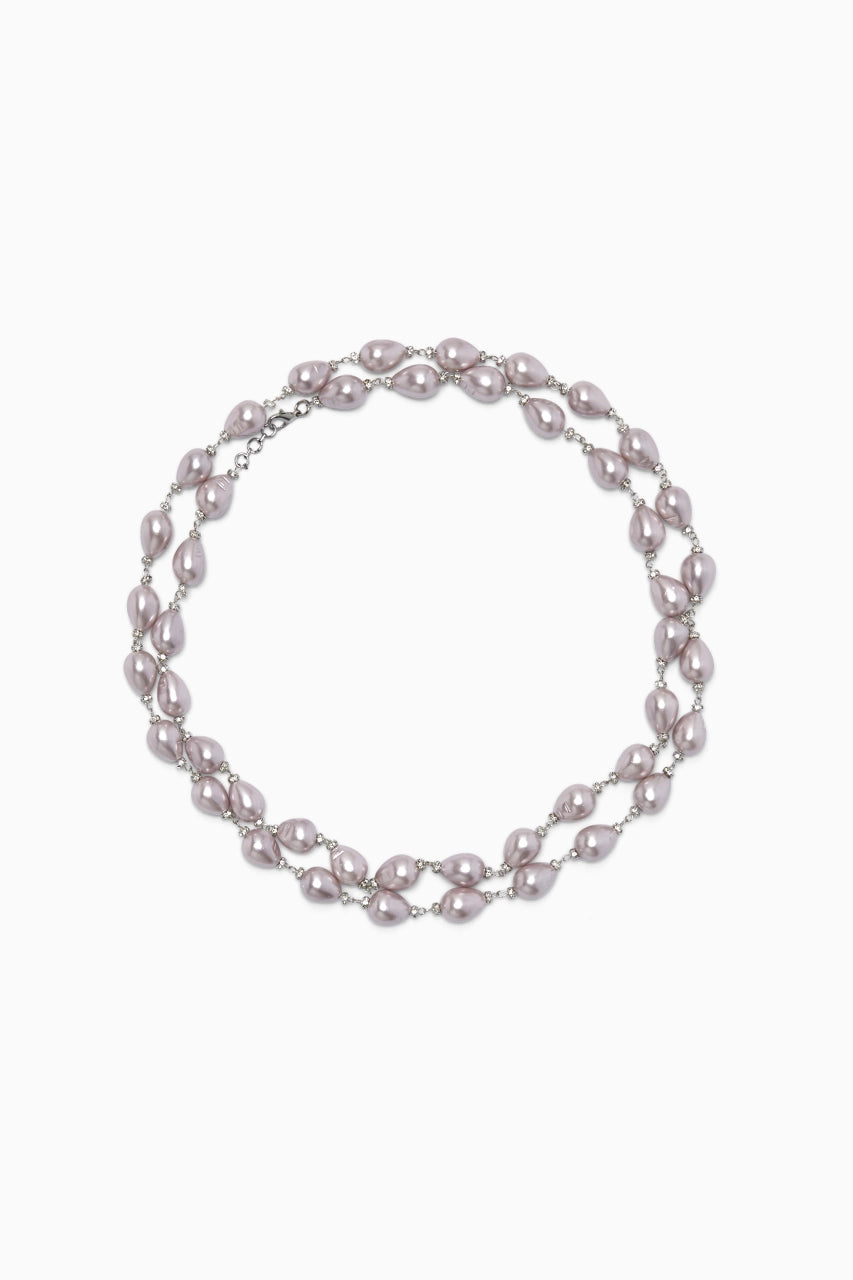 Lillie Necklace Pale Pink image 3