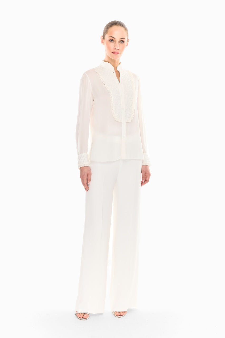 Lalita Embellished Ivory Blouse image 2