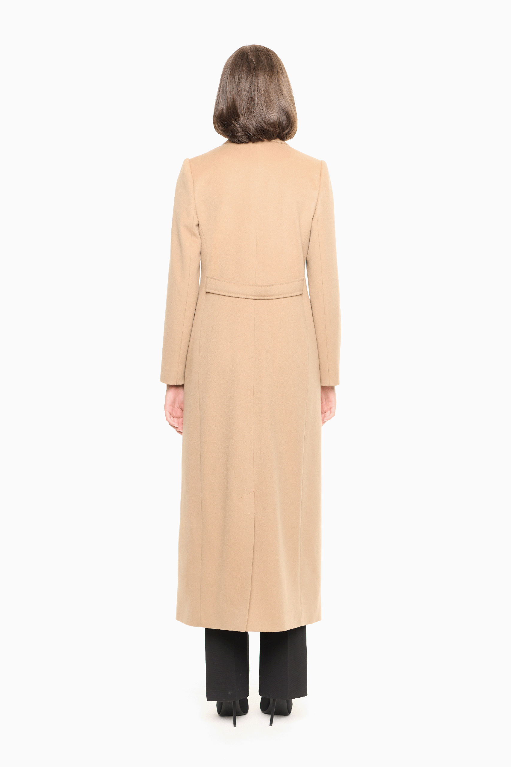 Adriana Wool Coat in Camel