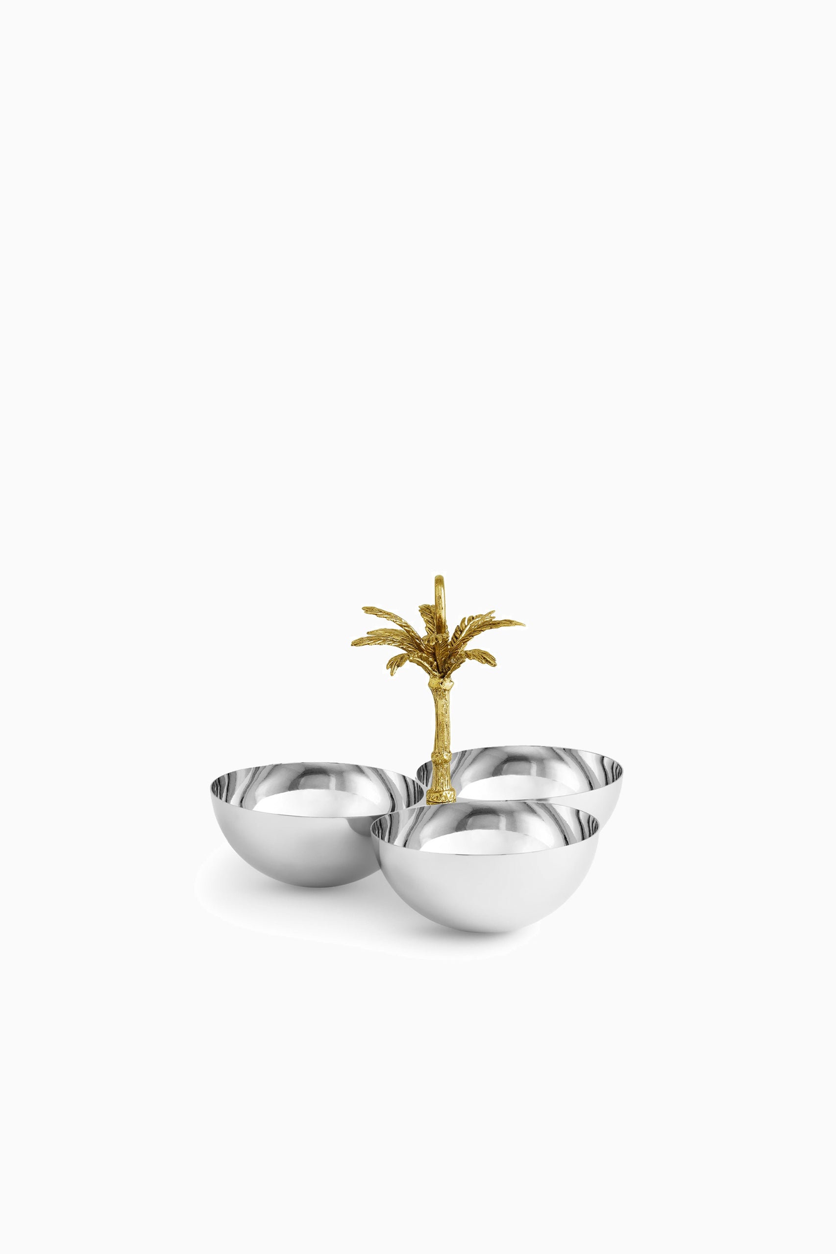 Palm Tree Triple Bowl