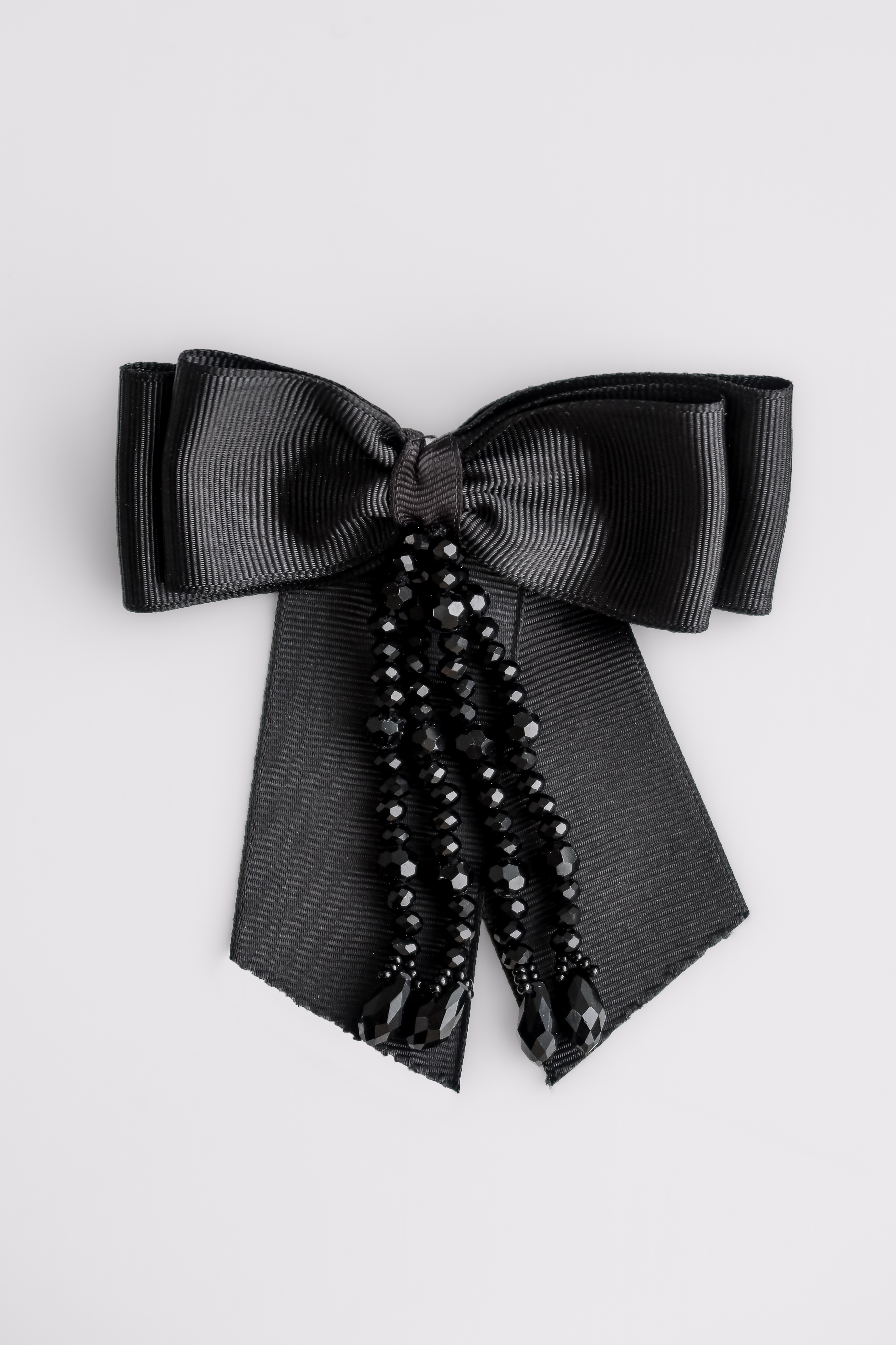 Bibi Black Bow Corsage