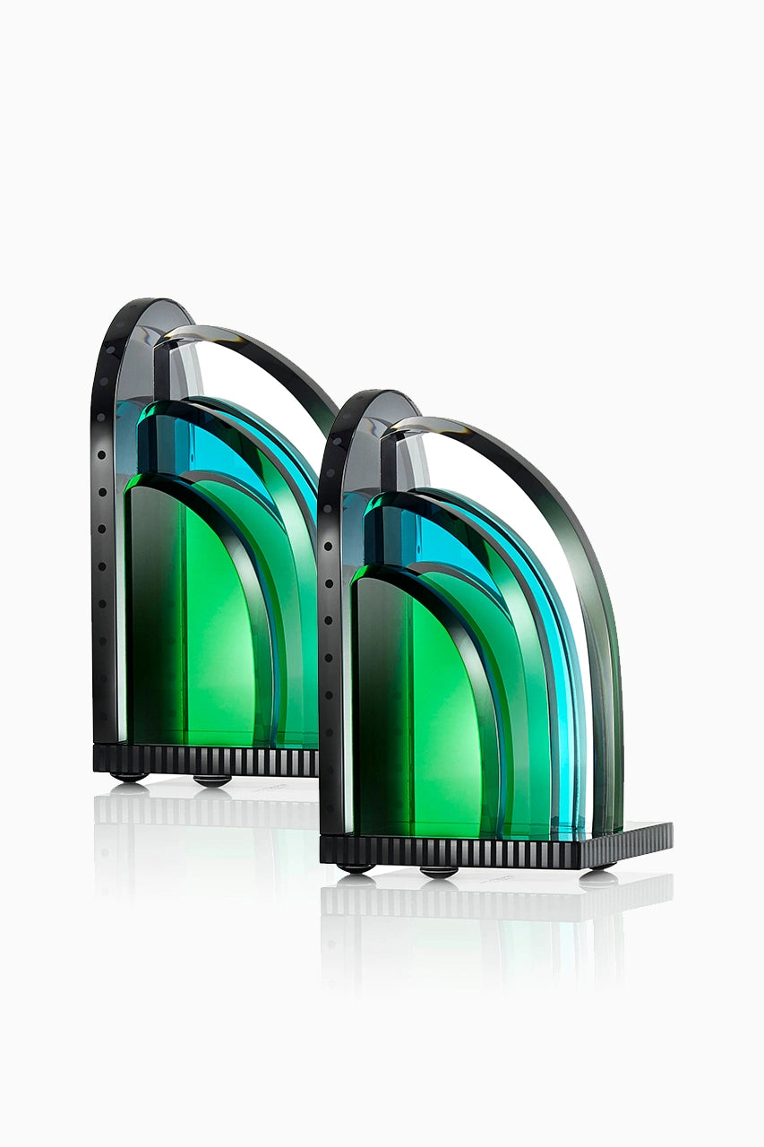 Tribeca Crystal Bookends image 0