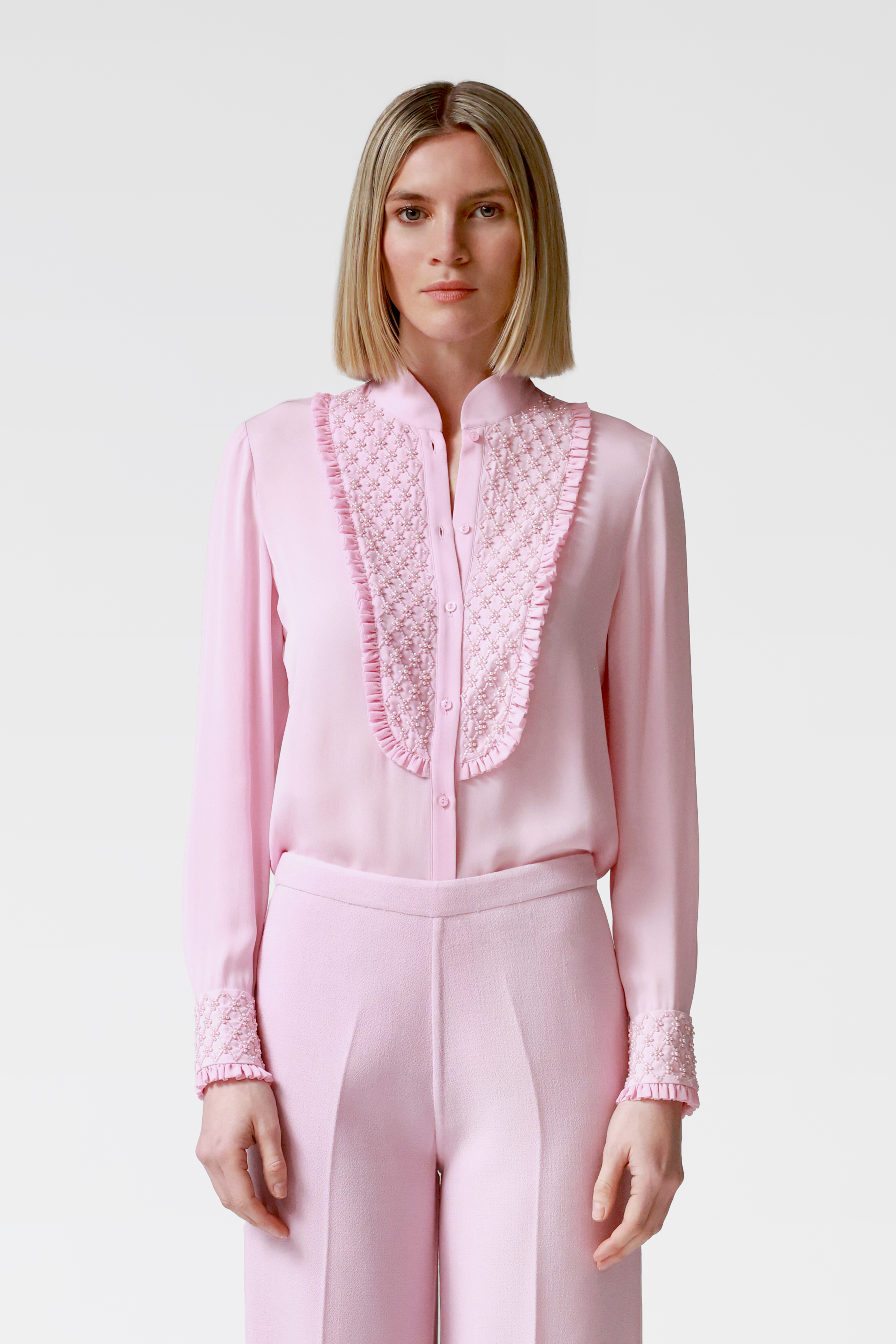 Lalita Embellished Blouse in Pink