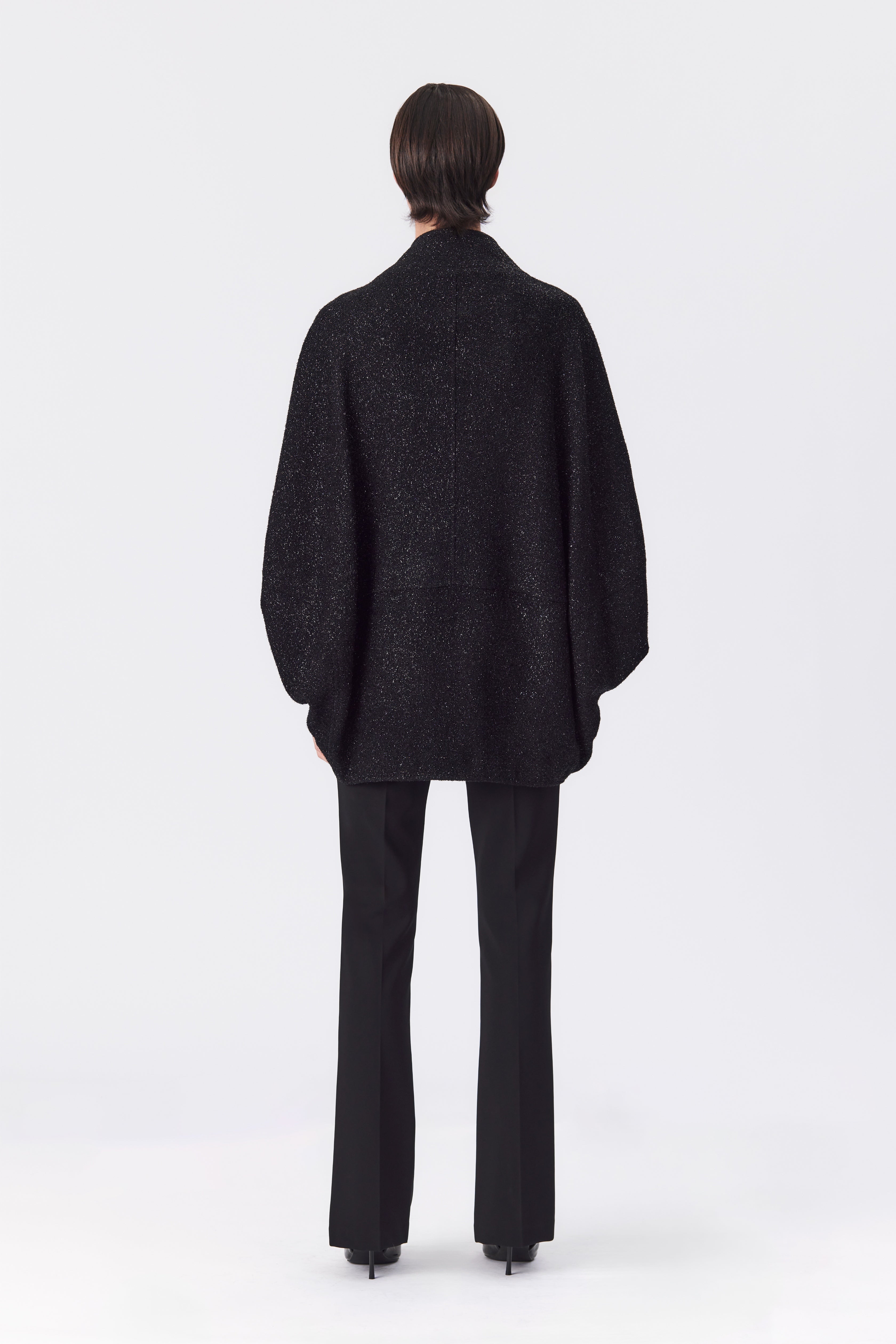 Mischa Tailored Stretch Jersey Trouser in Black