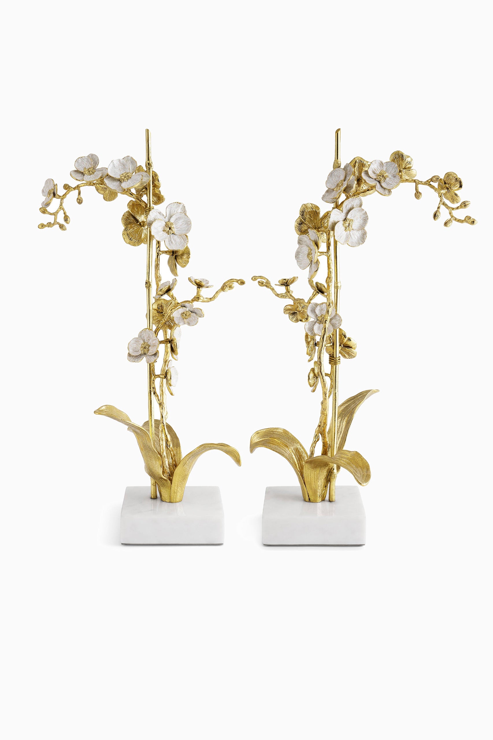 Orchid Stem Sculpture (set of 2)