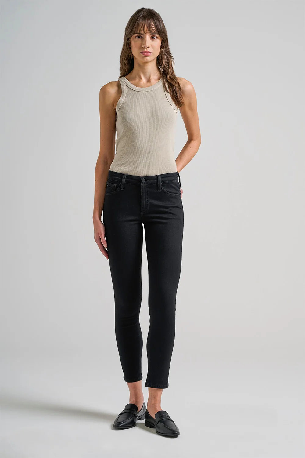 Prima Ankle Black Cigarette Jeans