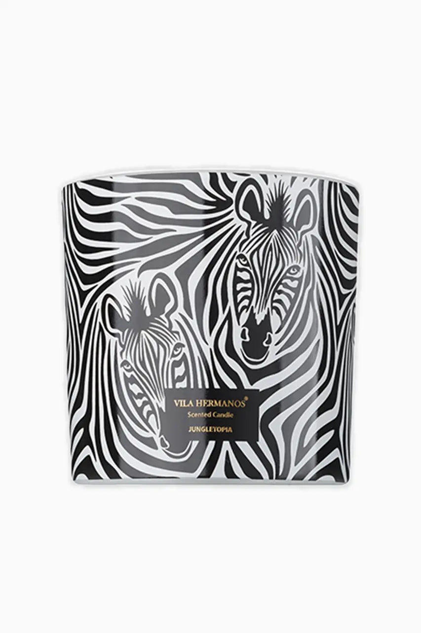 Zebra Three-Wick Candle image 0