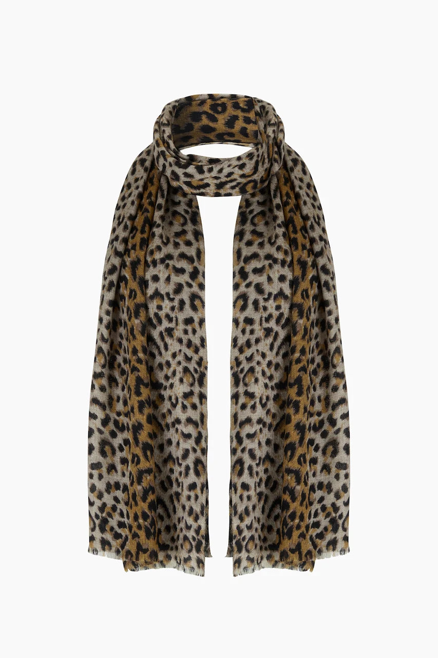 Tia Leopard Scarf image 0