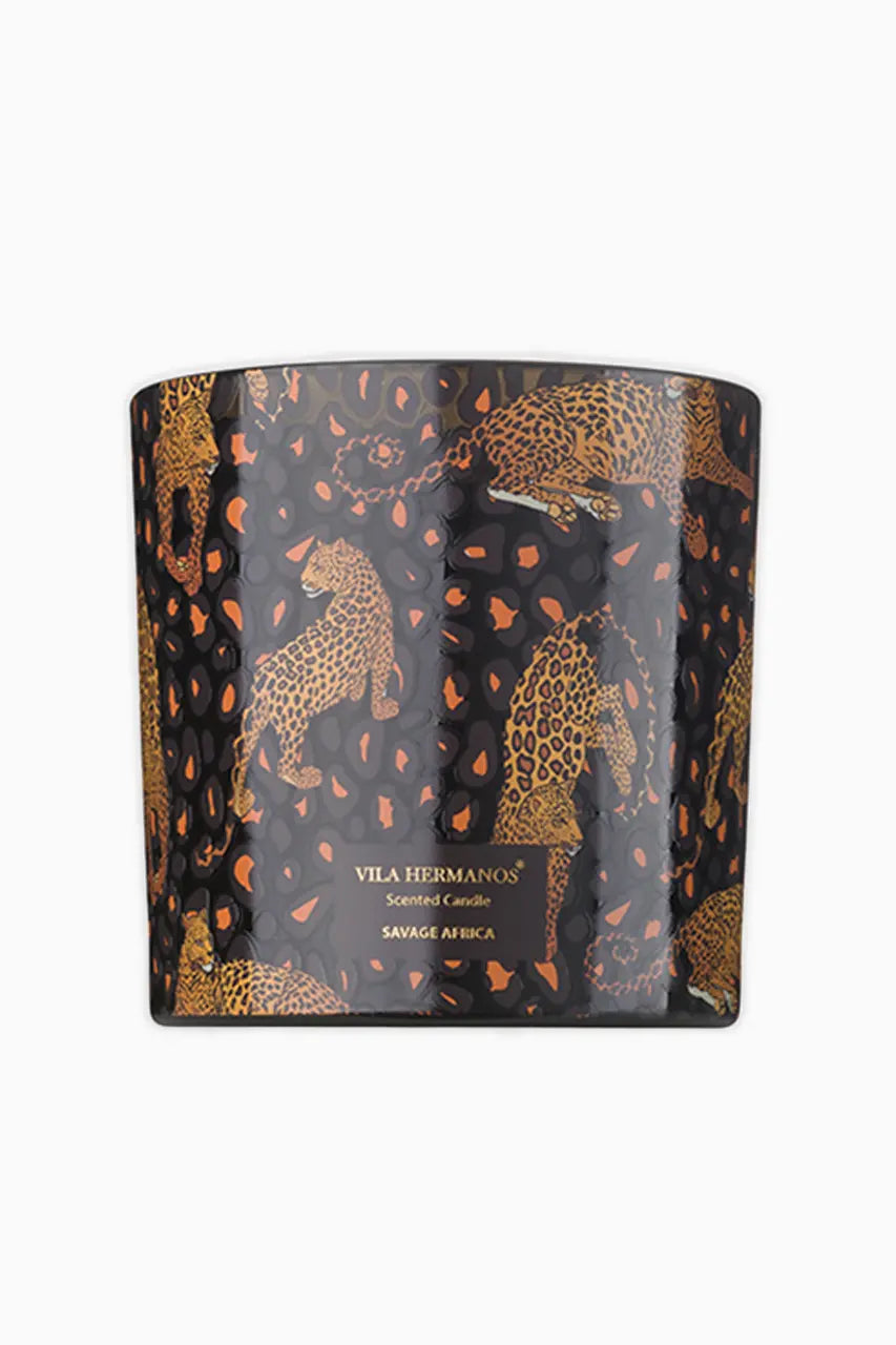 Leopard Three-Wick Candle image 0