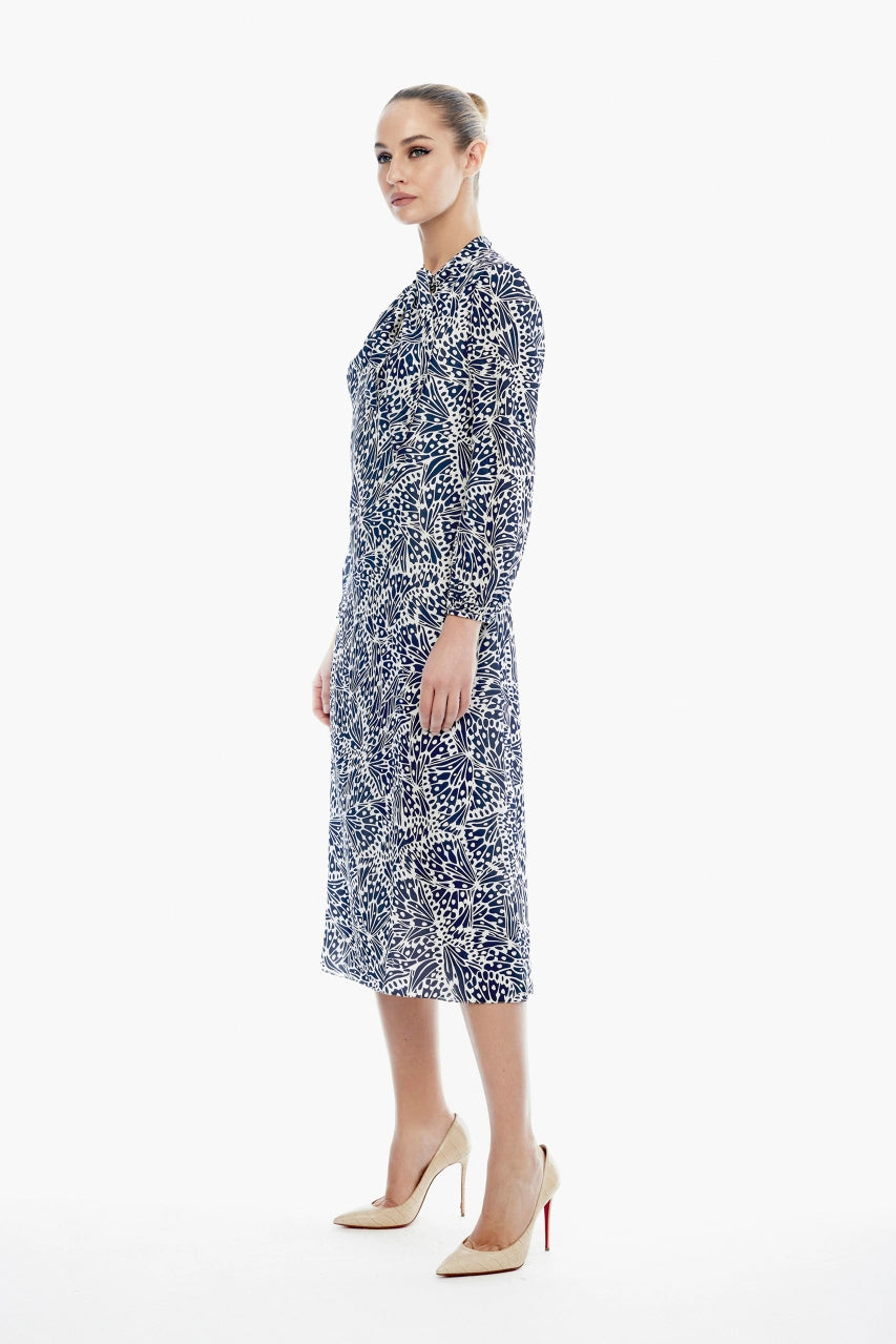 Clio Silk Midi Dress image 4
