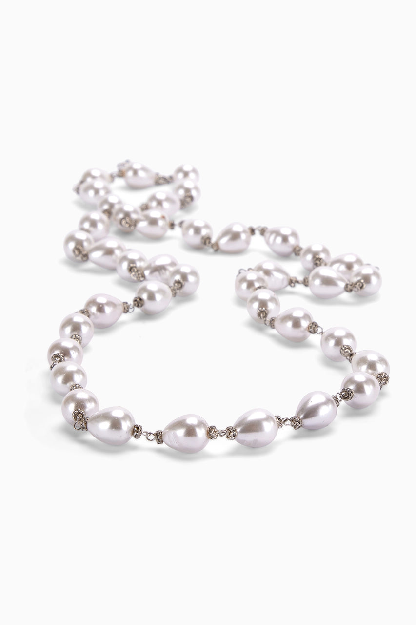 Lillie Necklace Pearl image 2