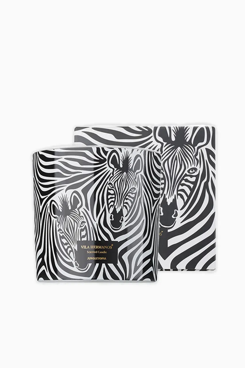 Zebra Three-Wick Candle image 1