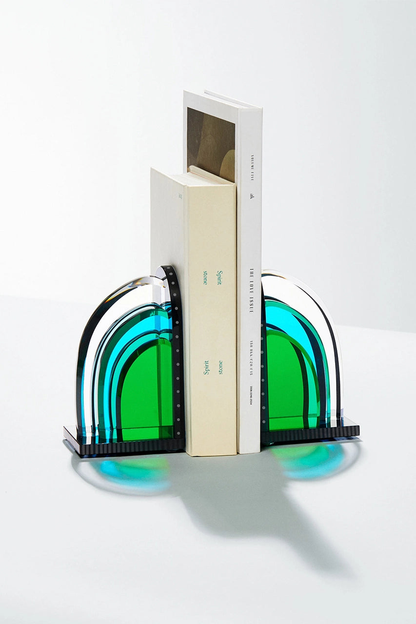 Tribeca Crystal Bookends image 1