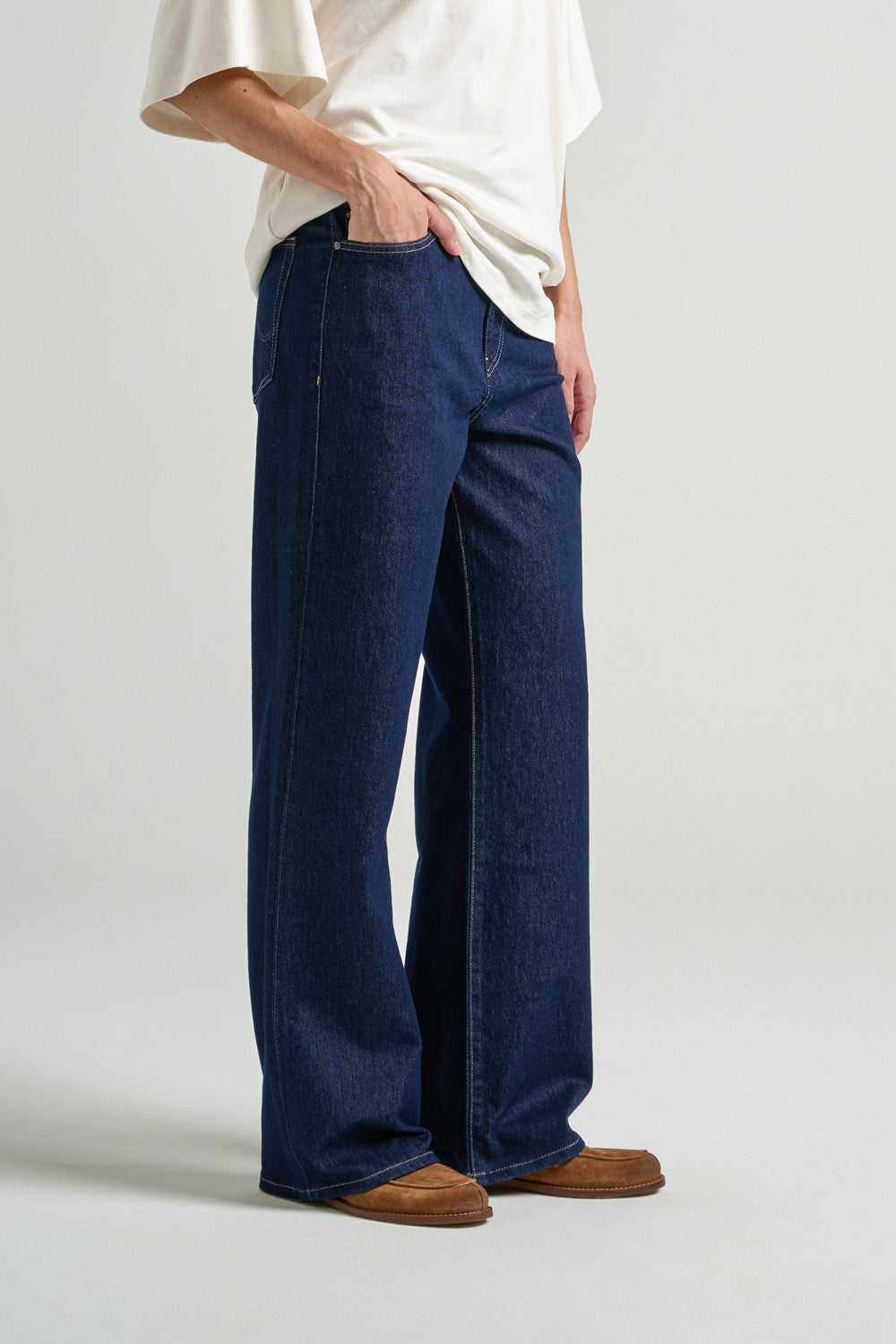 Kora High-Rise Wide Leg Jeans