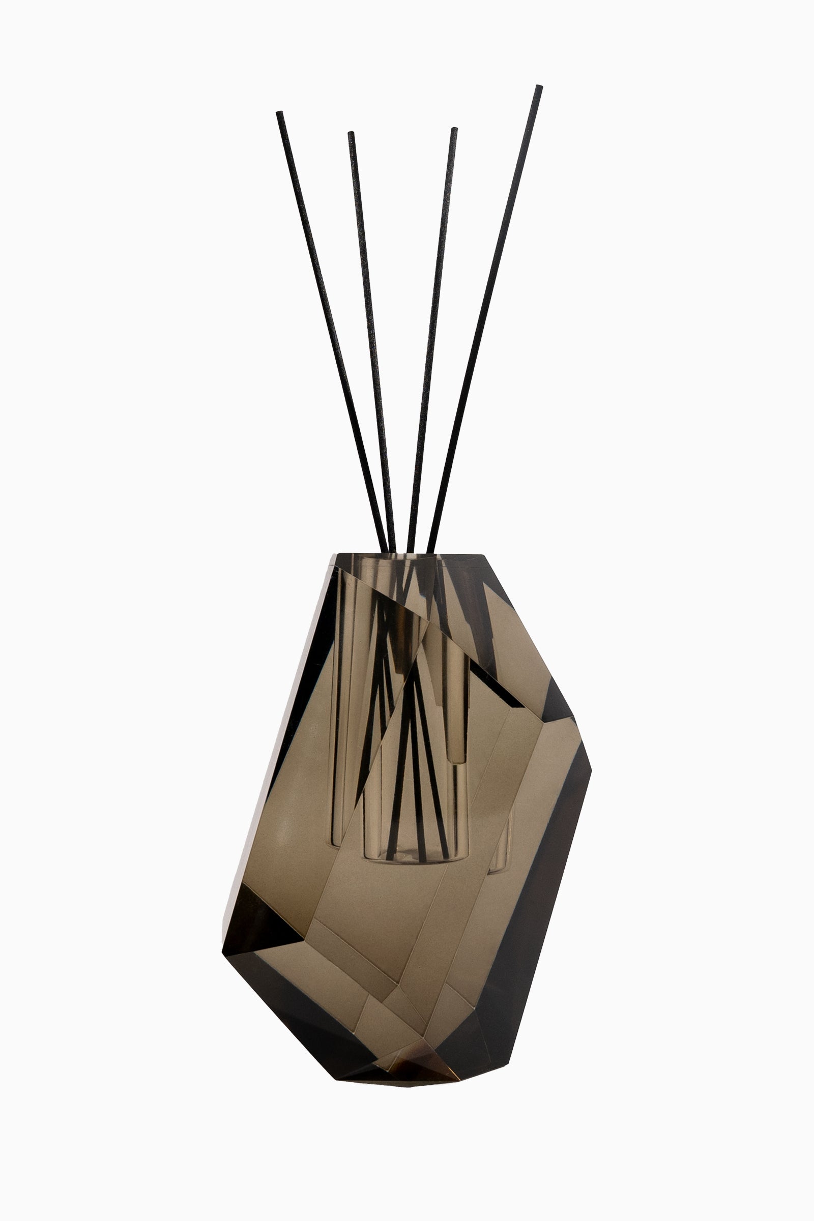 Baroque Hand Cut Crystal Vase