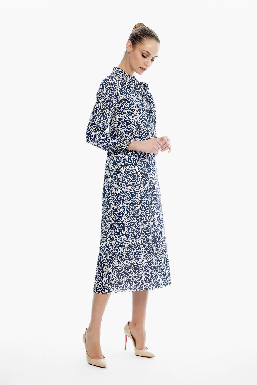 Clio Silk Midi Dress image 1