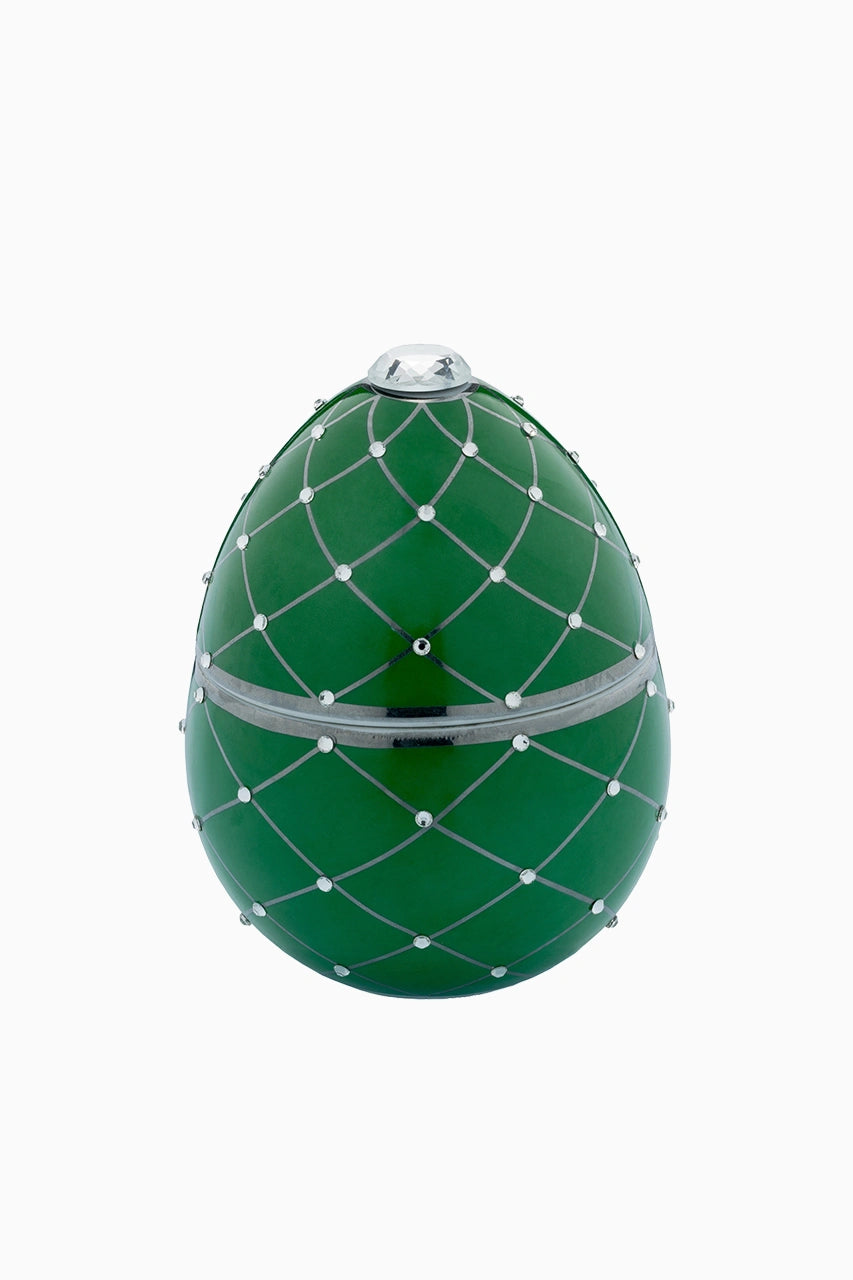 Ceramic Egg Candle Emerald image 0