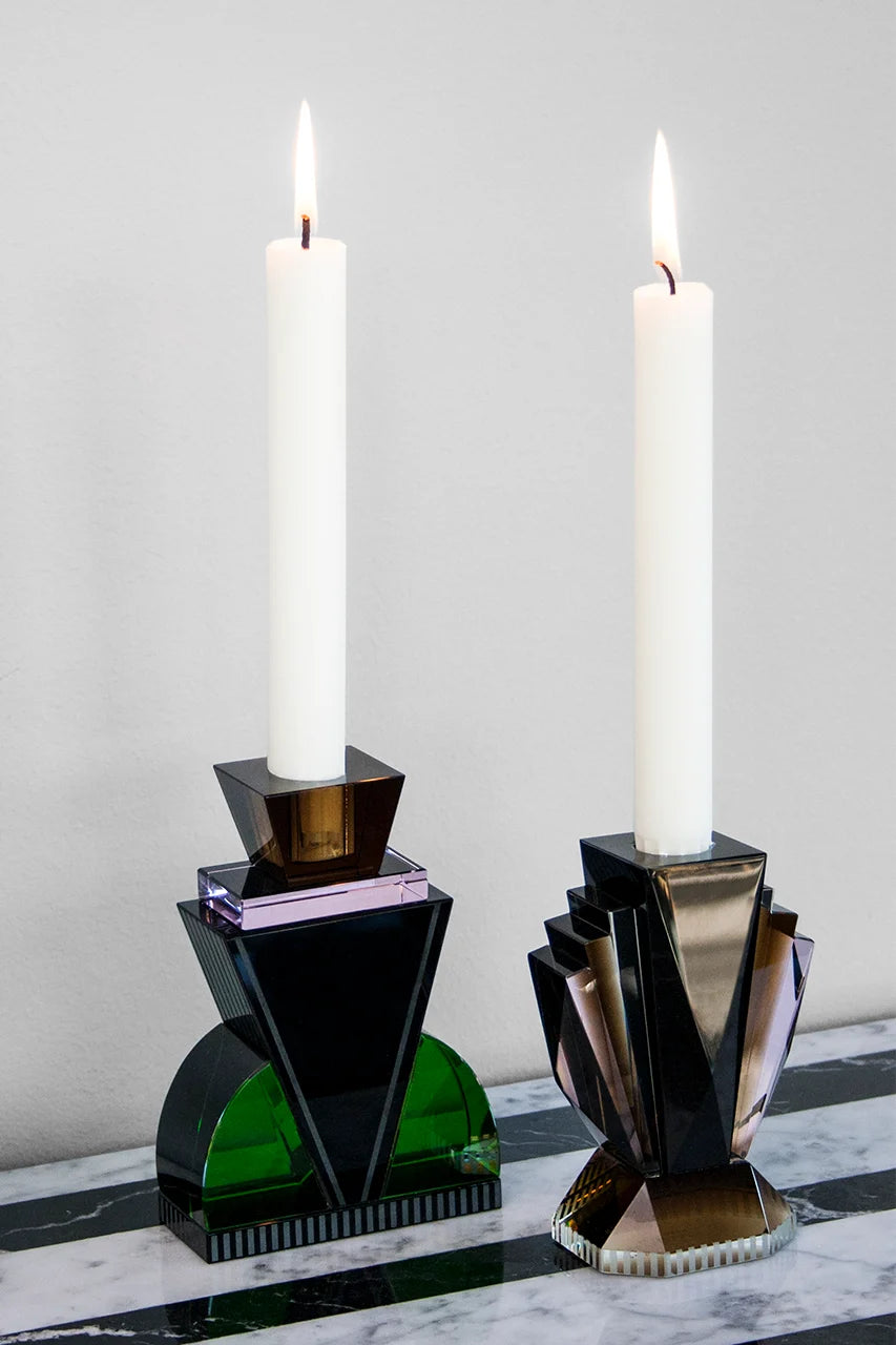 Brooklyn Crystal Candle Holder image 1