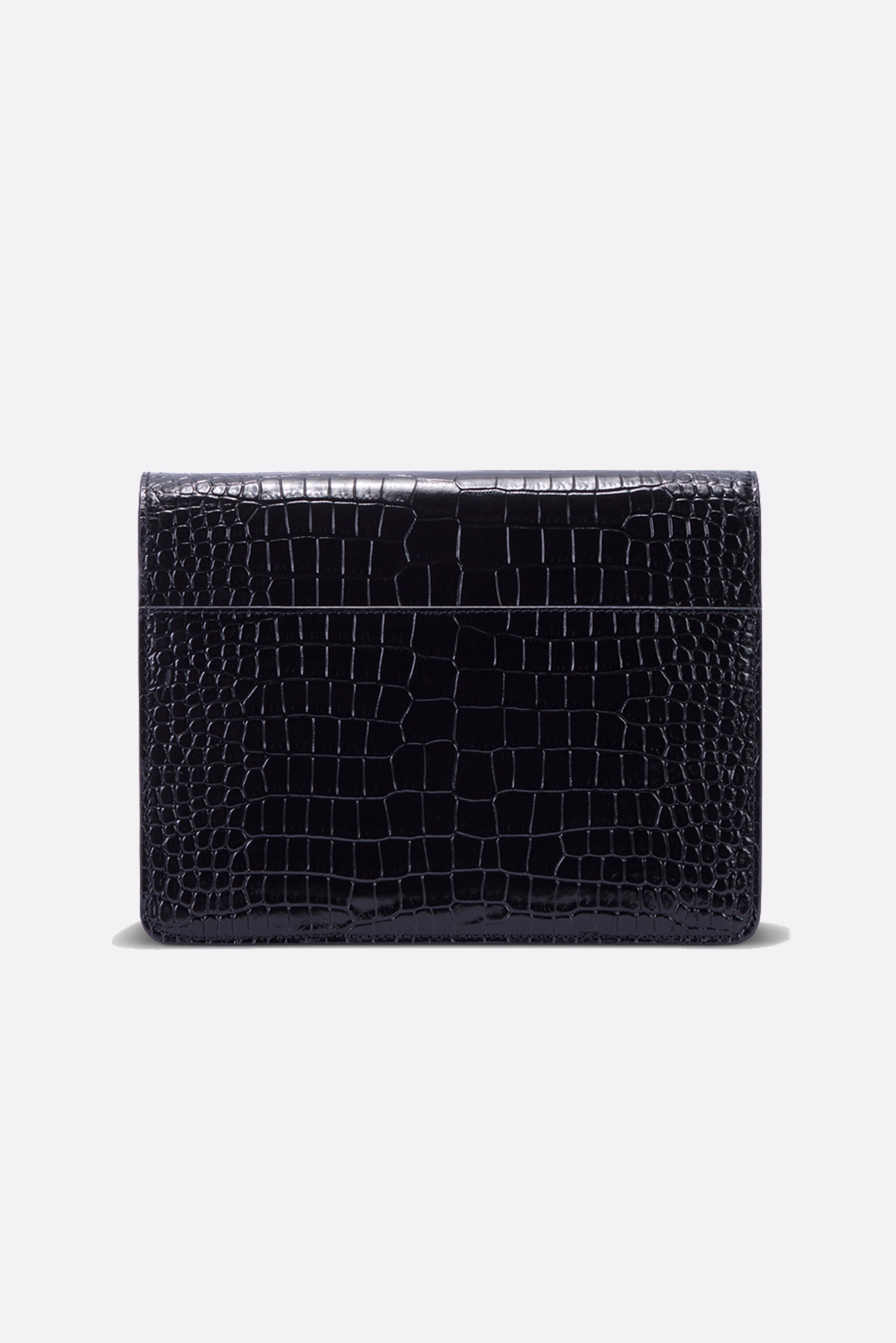 The Louise Crossbody in Black with Gold Hardware