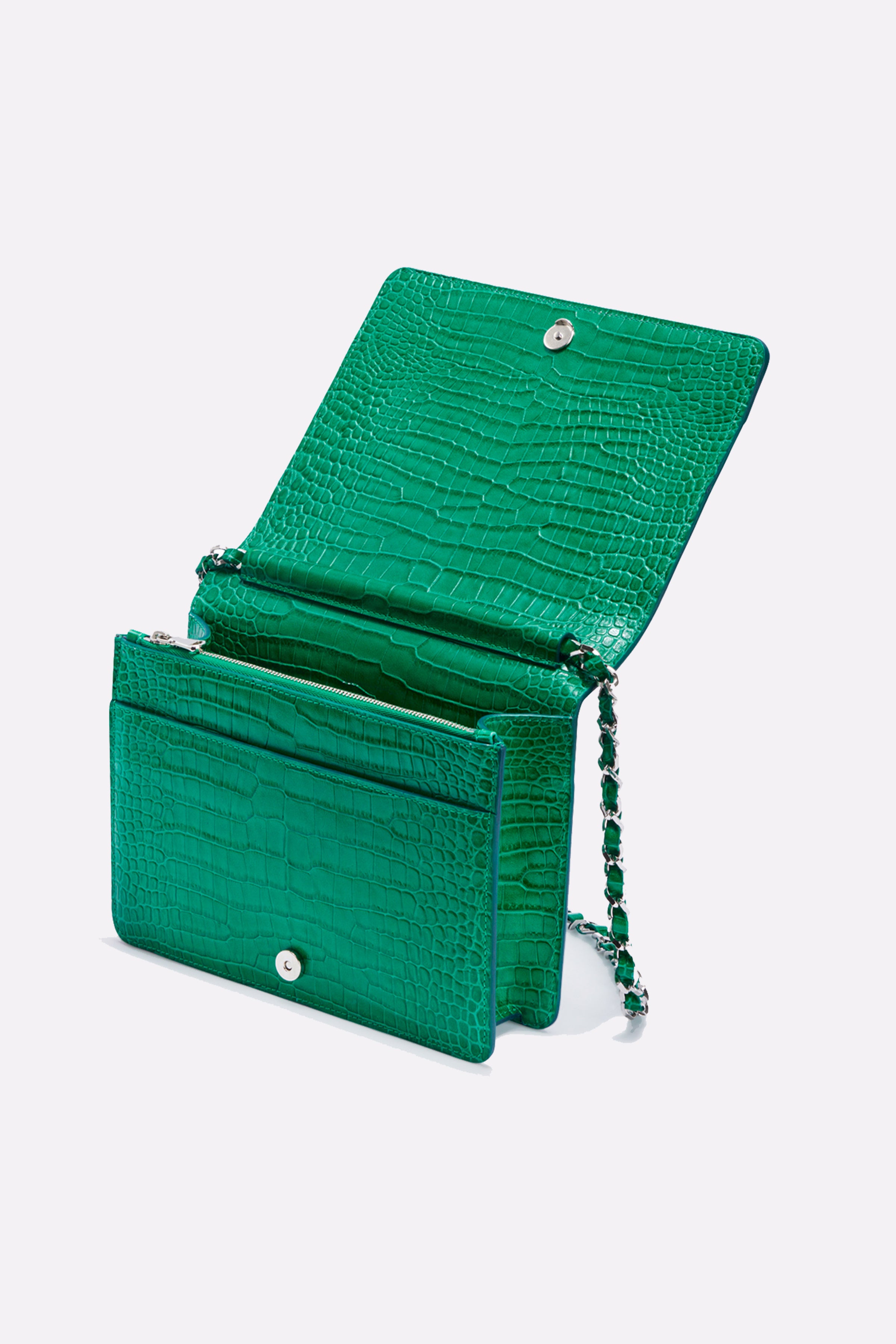 The Louise Crossbody in Emerald