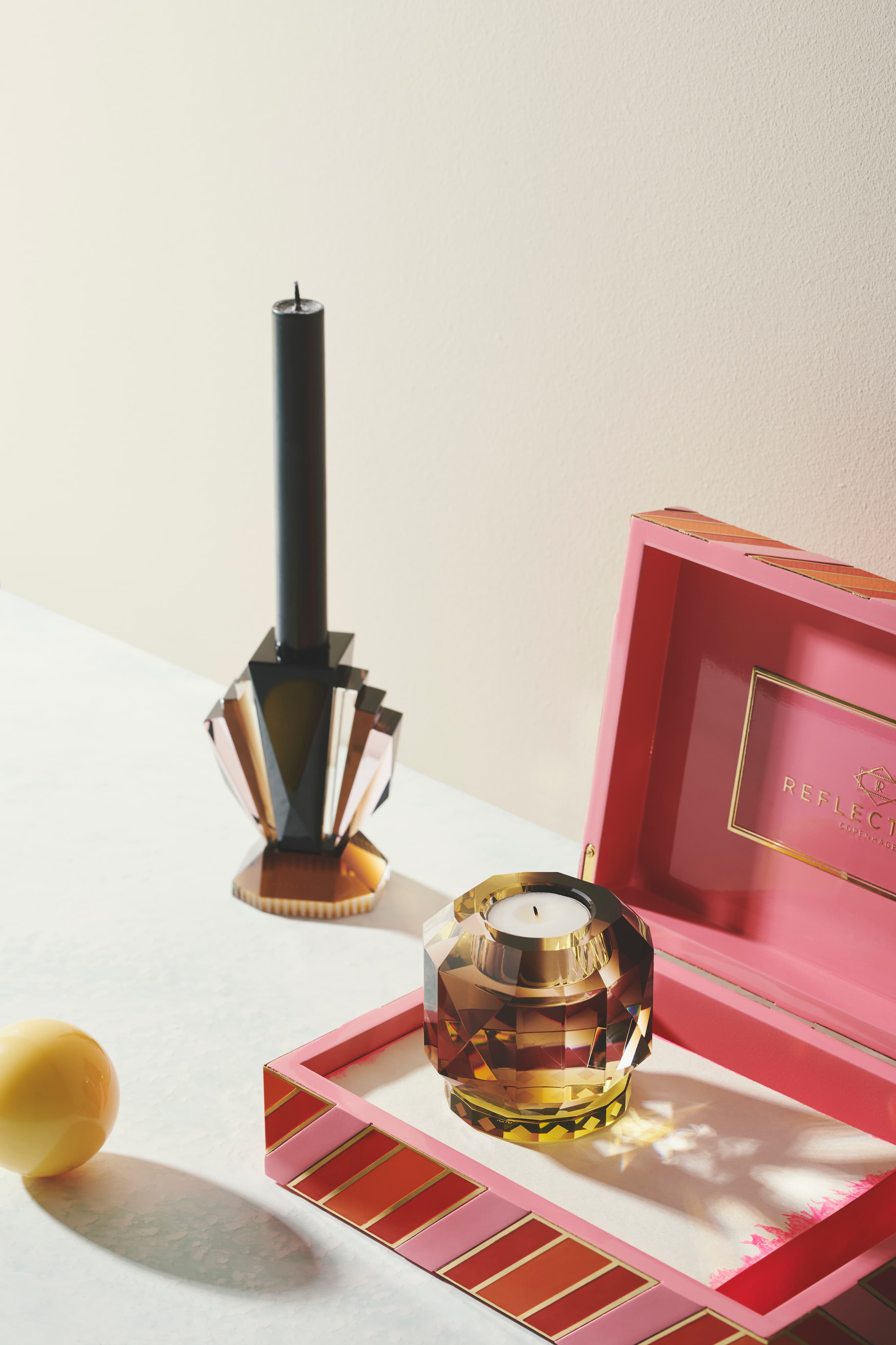 Brooklyn Crystal Candle Holder