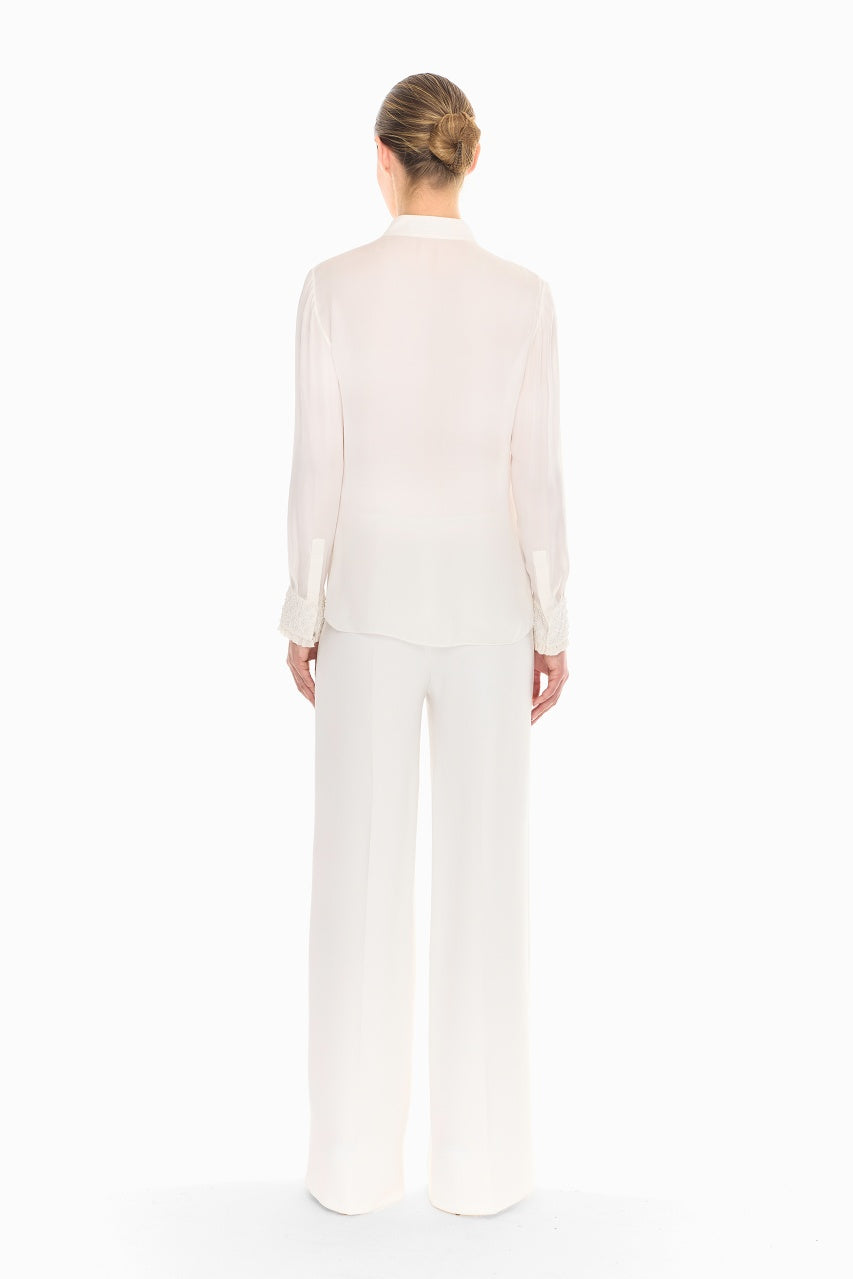 Lalita Embellished Ivory Blouse image 3