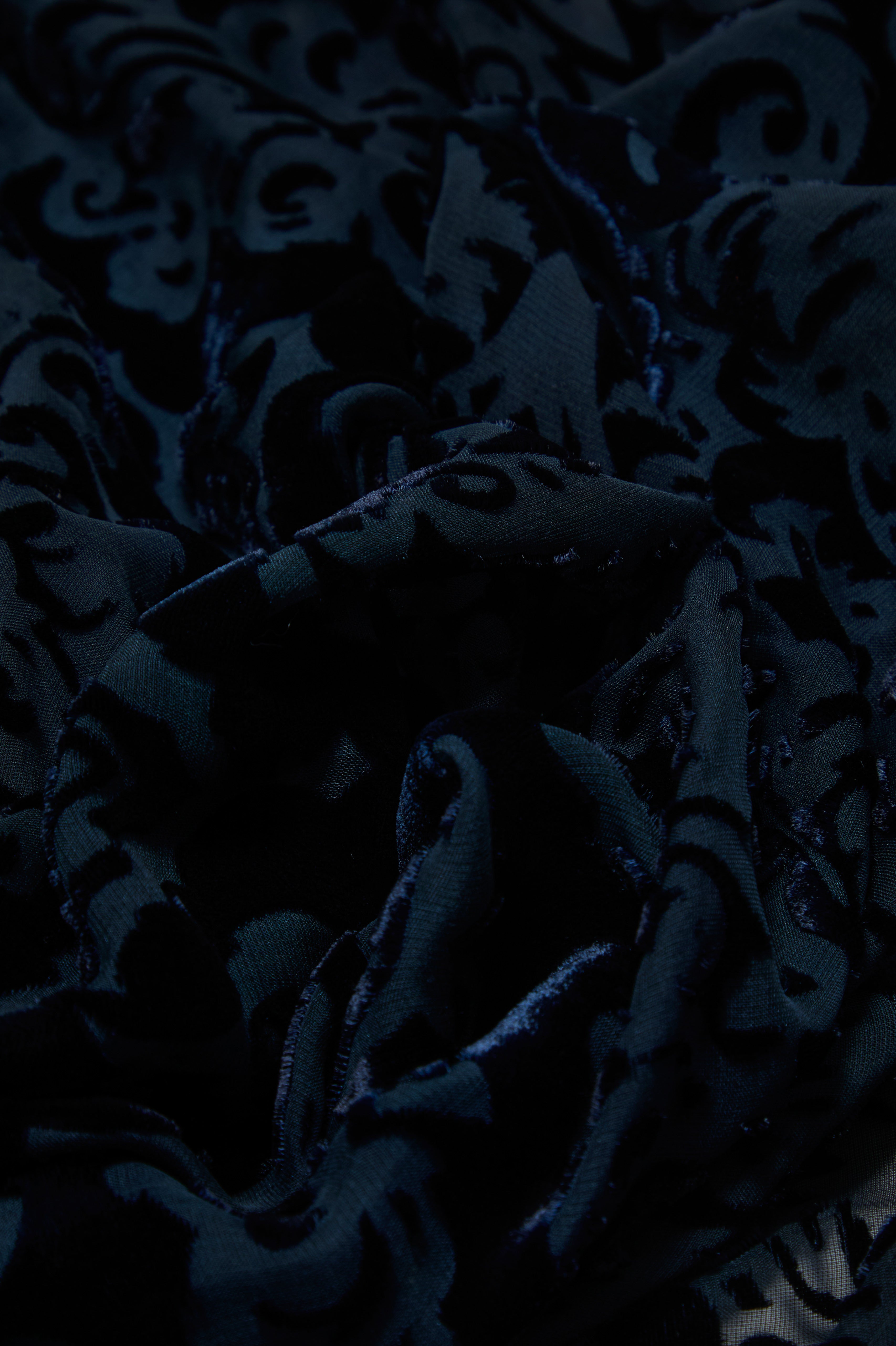 Demi Silk Devoré Wrap