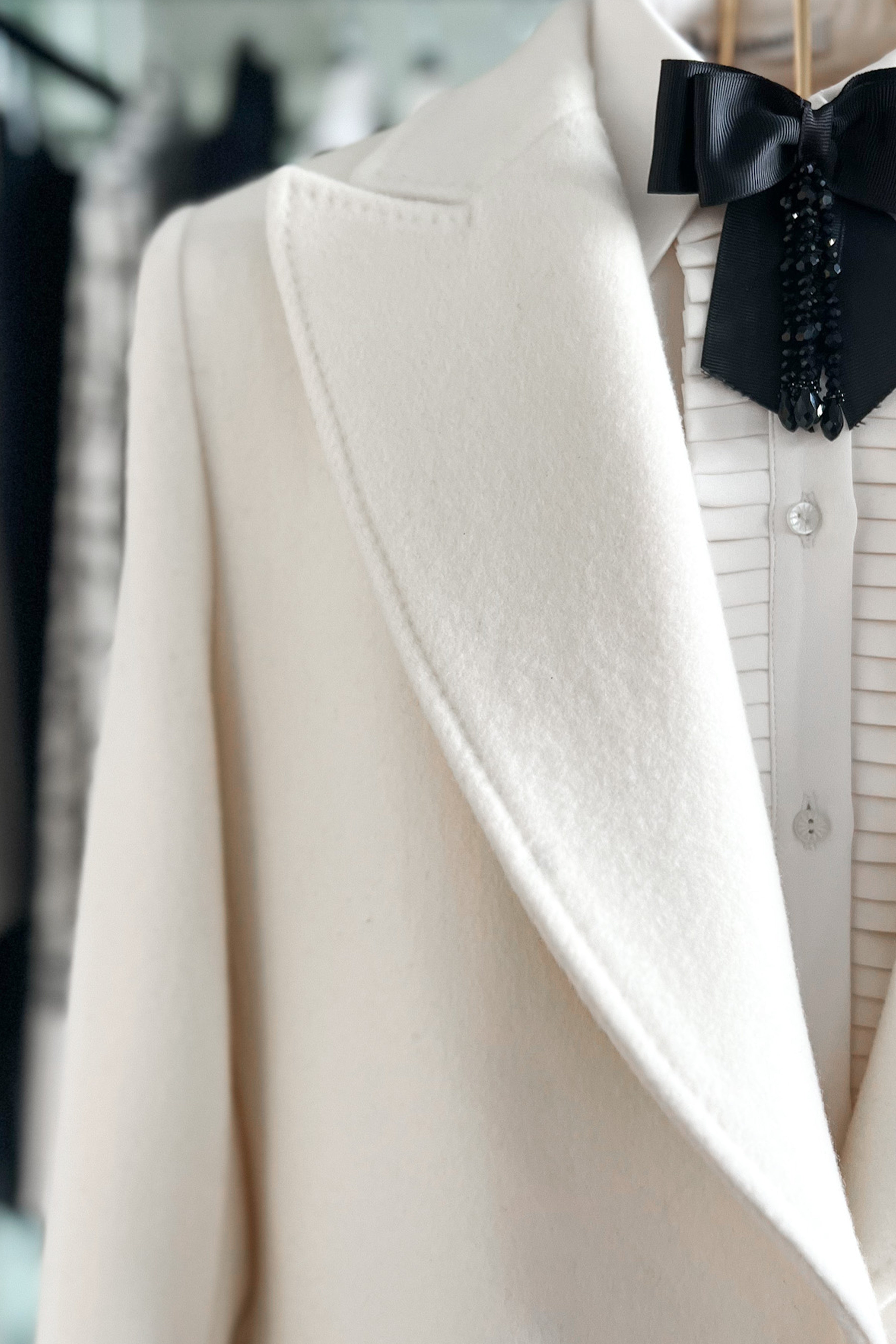 Everly Single Breasted Wool Coat