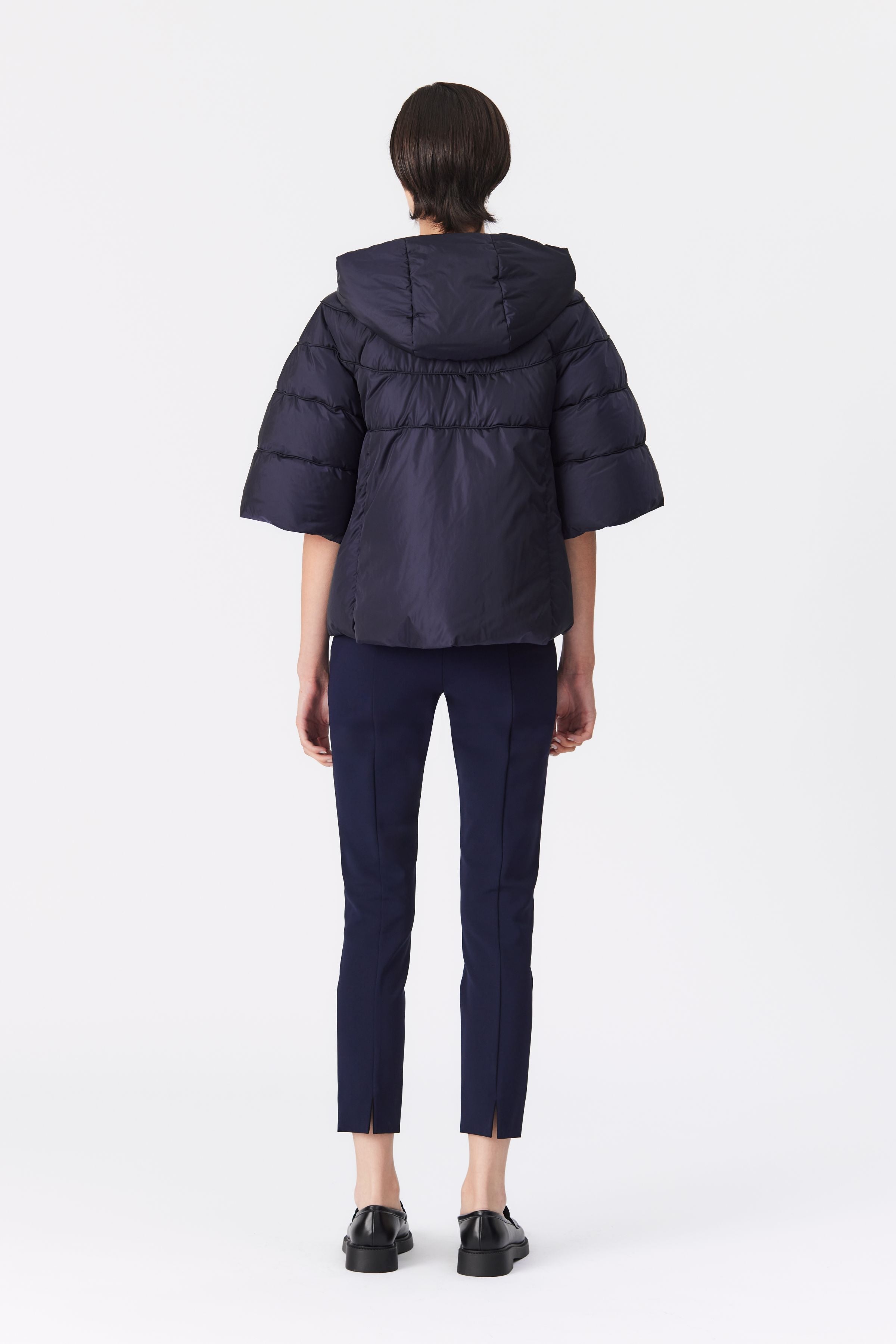 Philippa Stretch Skinny Trousers in Navy
