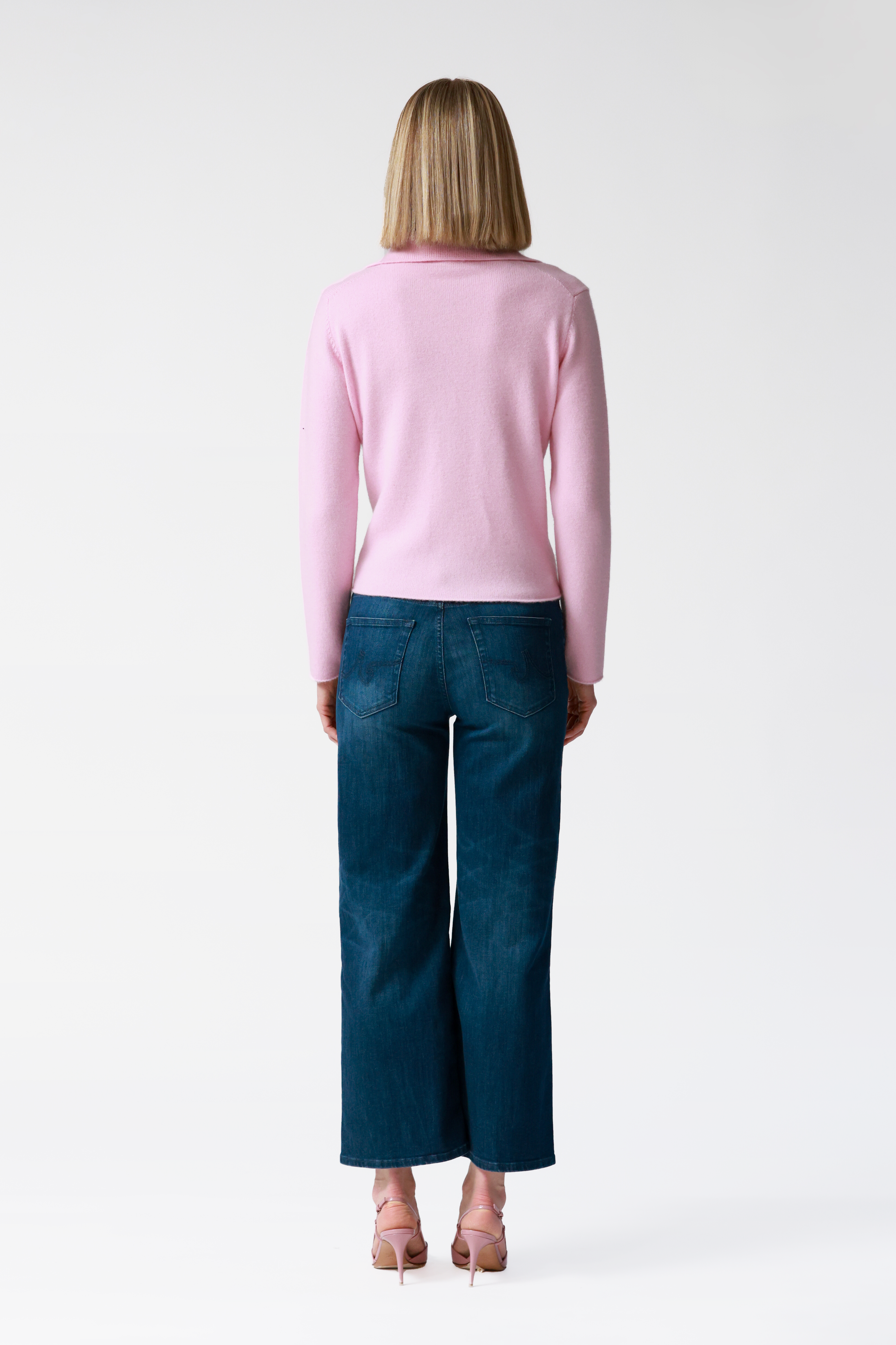 Iris Cashmere Cardigan in Pink