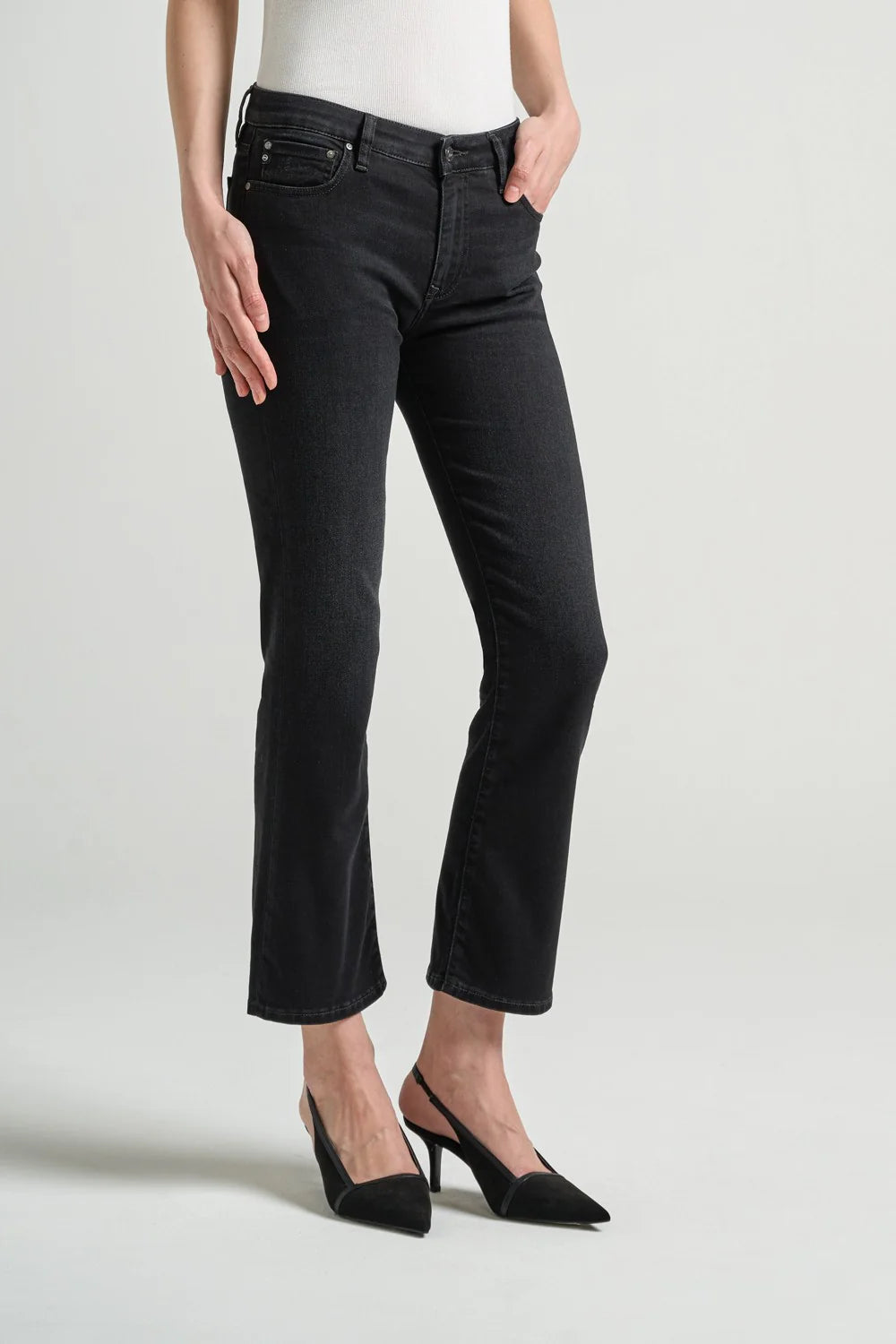 Jodi High-Rise Flare Crop Jeans