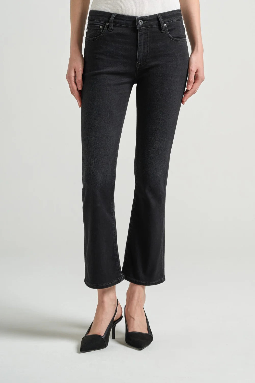 Jodi High-Rise Flare Crop Jeans