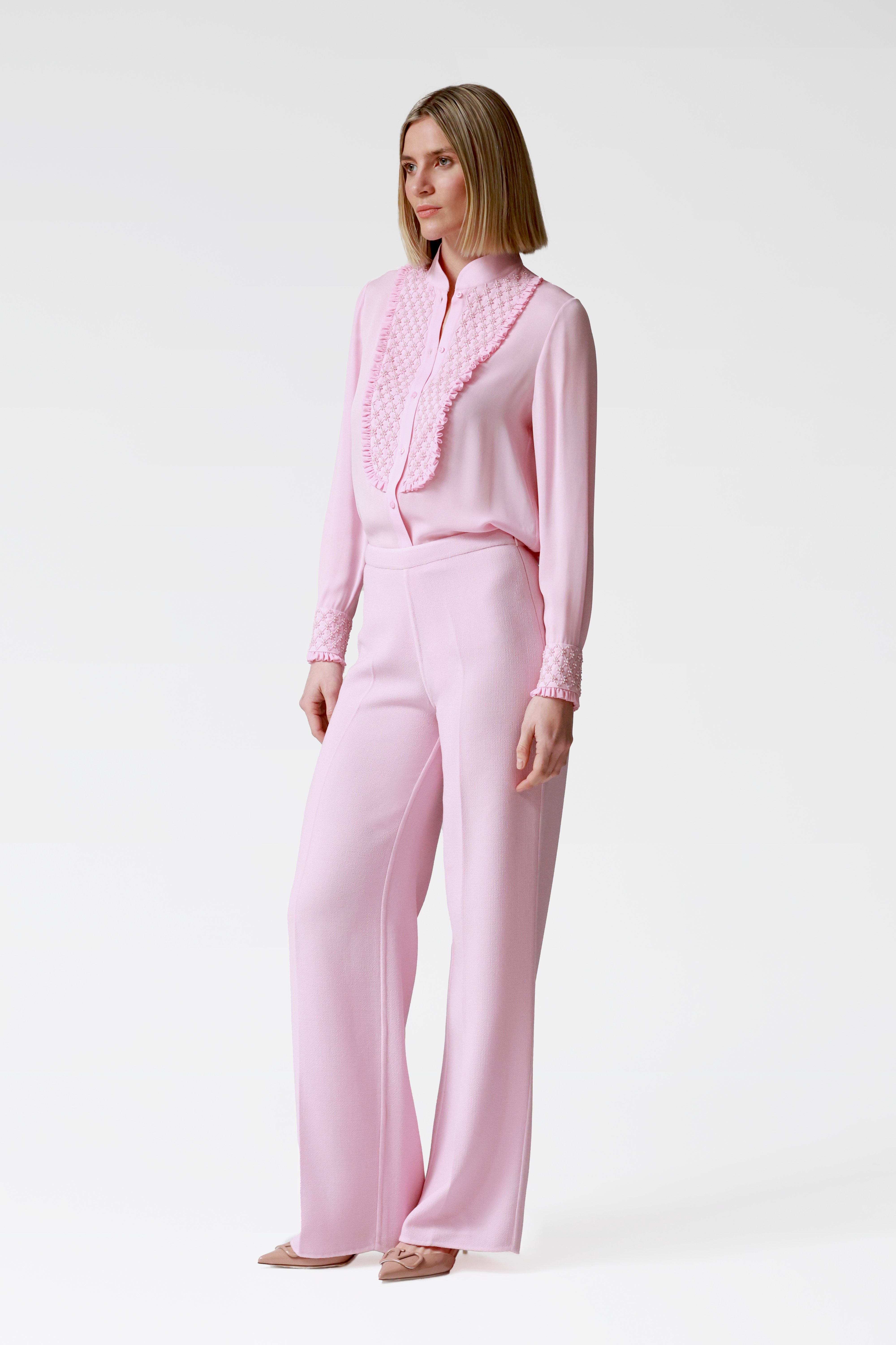 Lalita Embellished Blouse in Pink