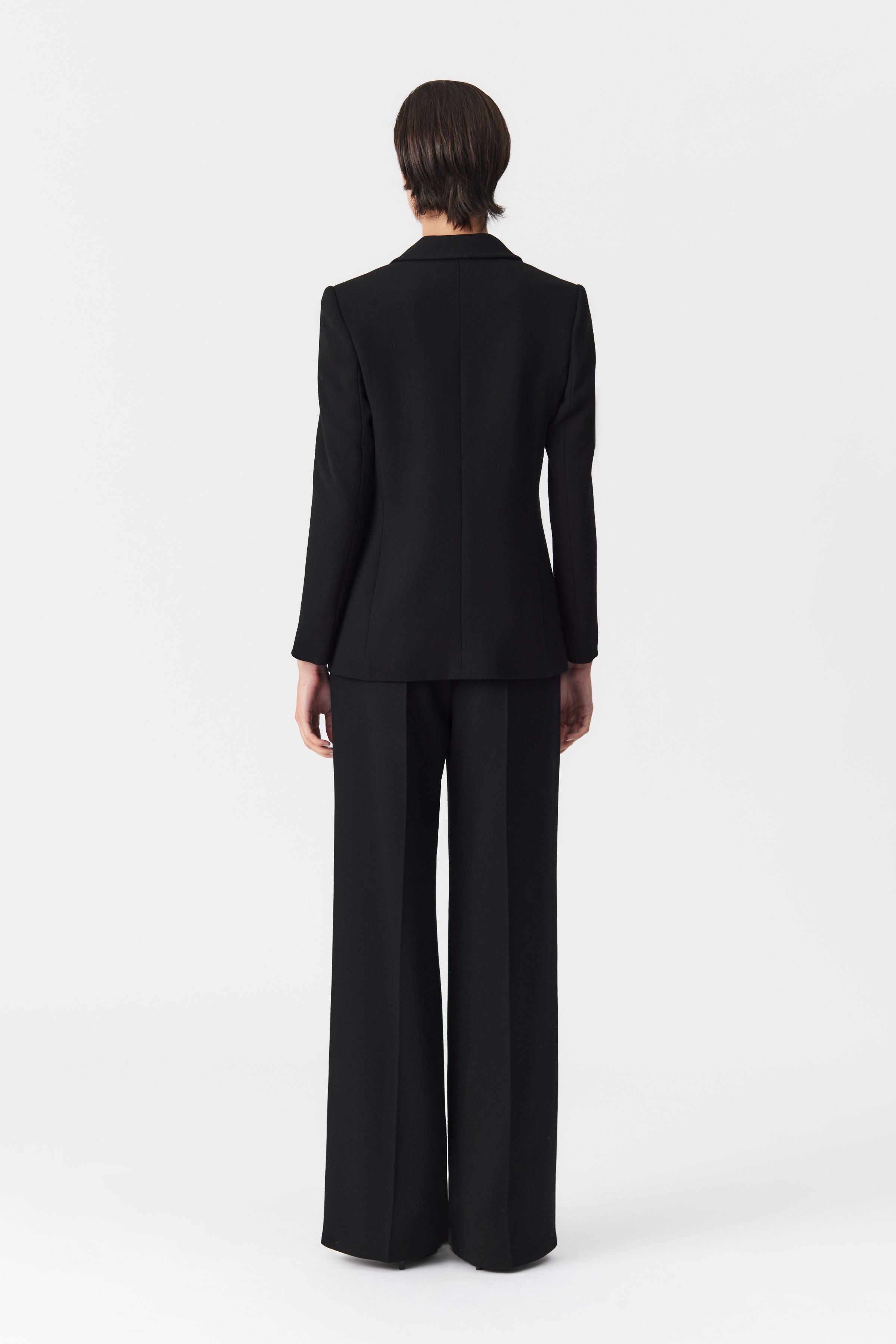 Millie Black Single-Breasted Tailored Blazer