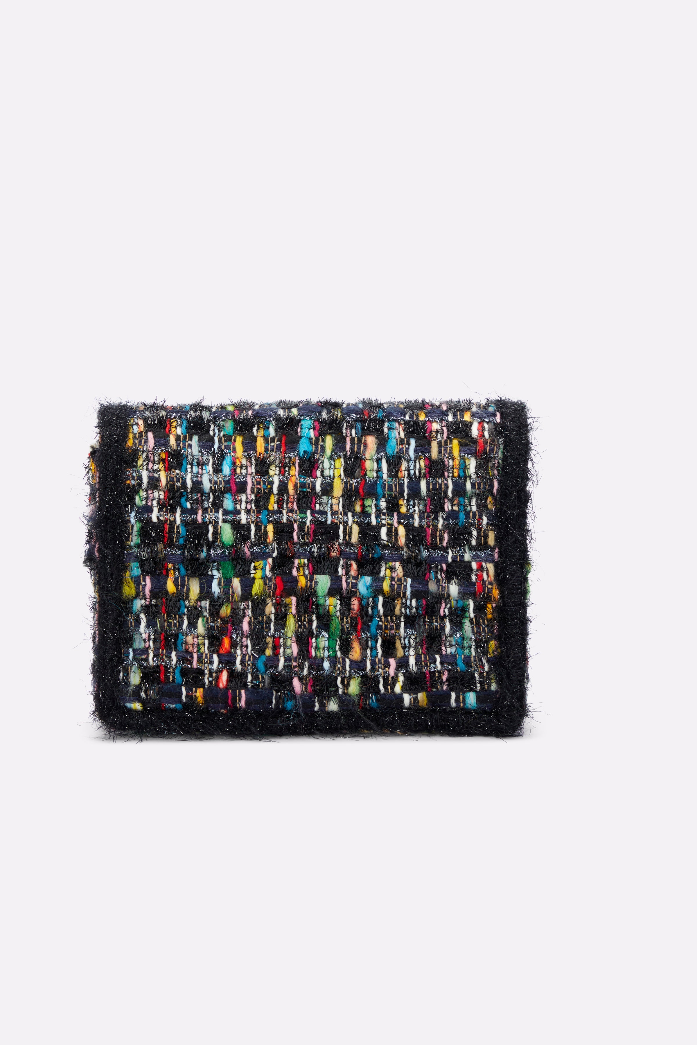 The Louise Crossbody in Multi-Coloured Tweed