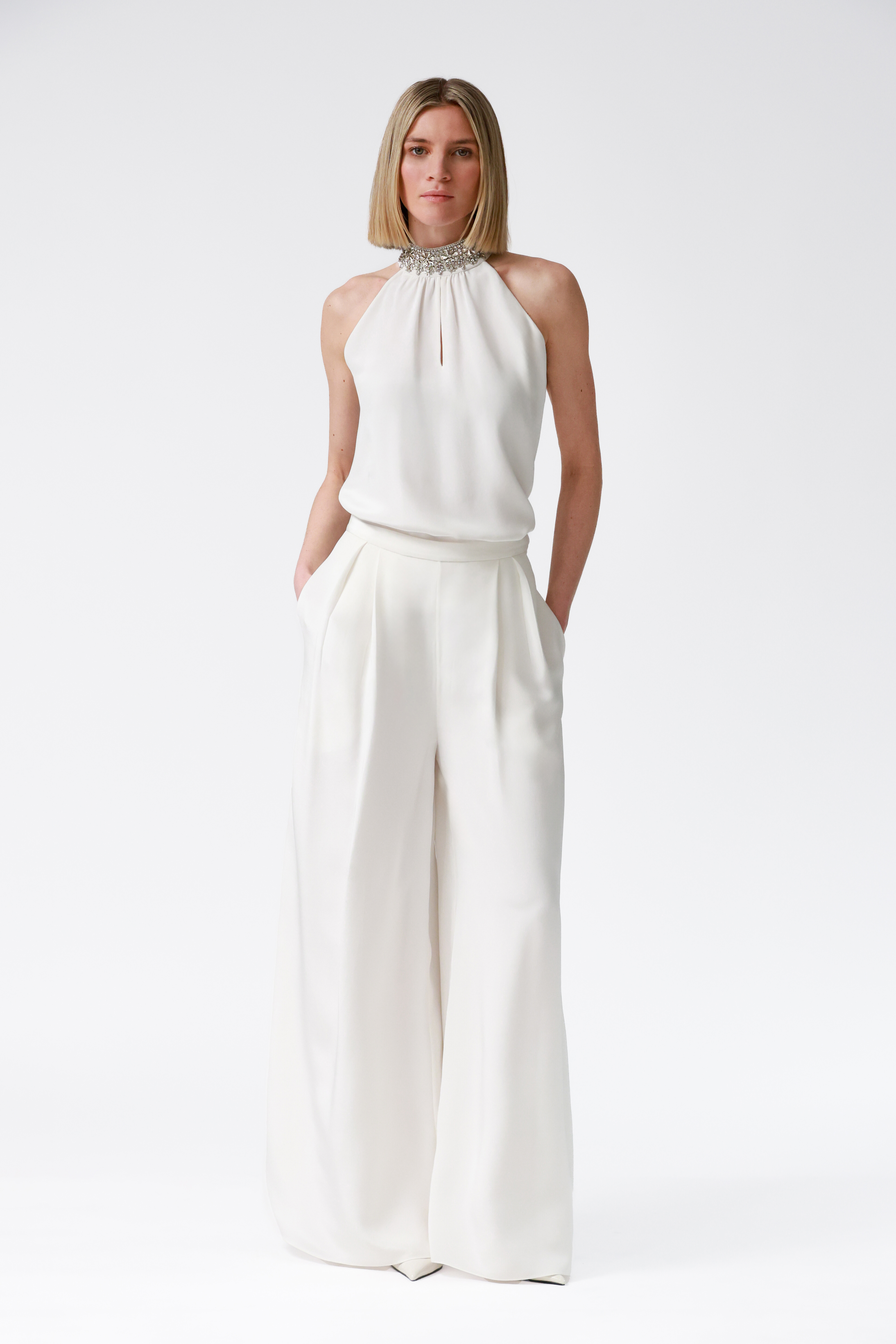 Noor Embellished Halterneck