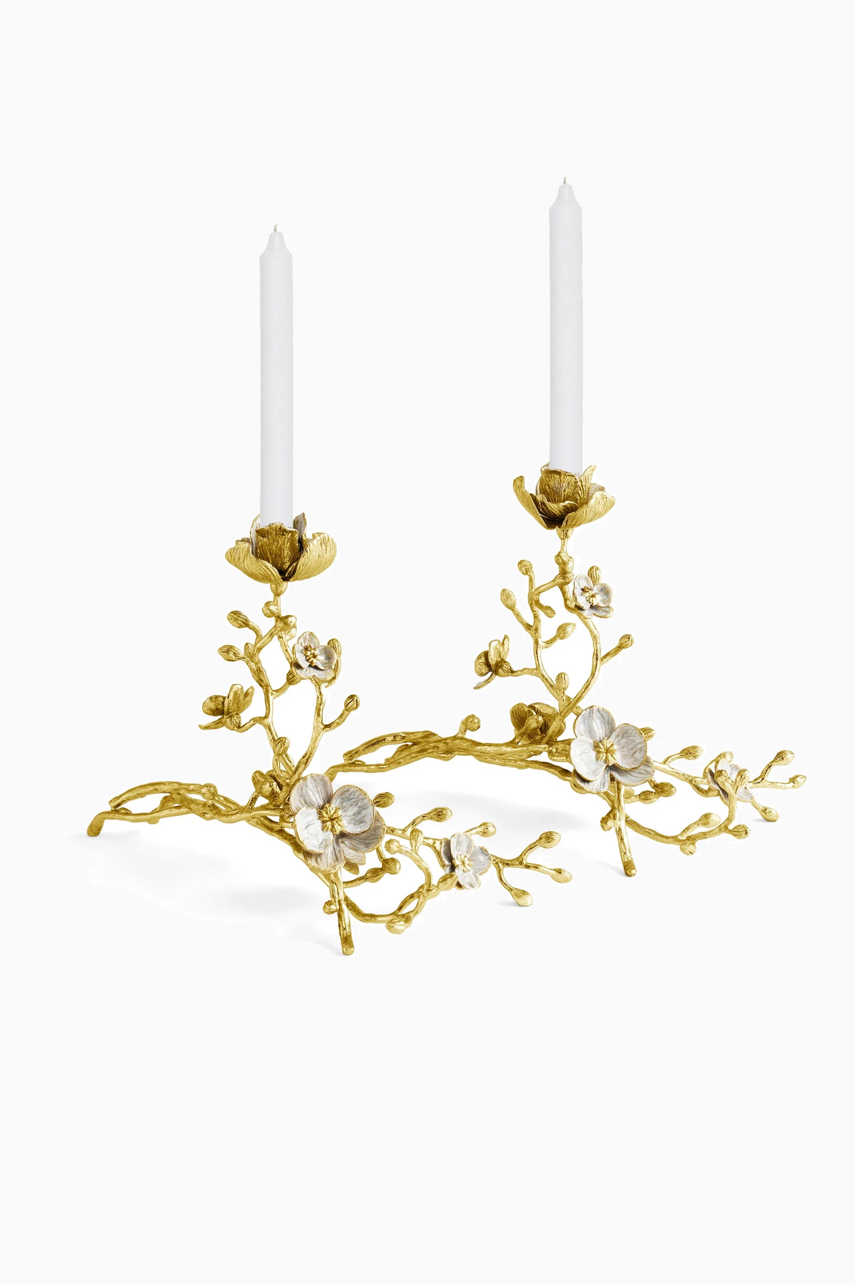 Orchid Sculptural Candle Holders (set of 2)