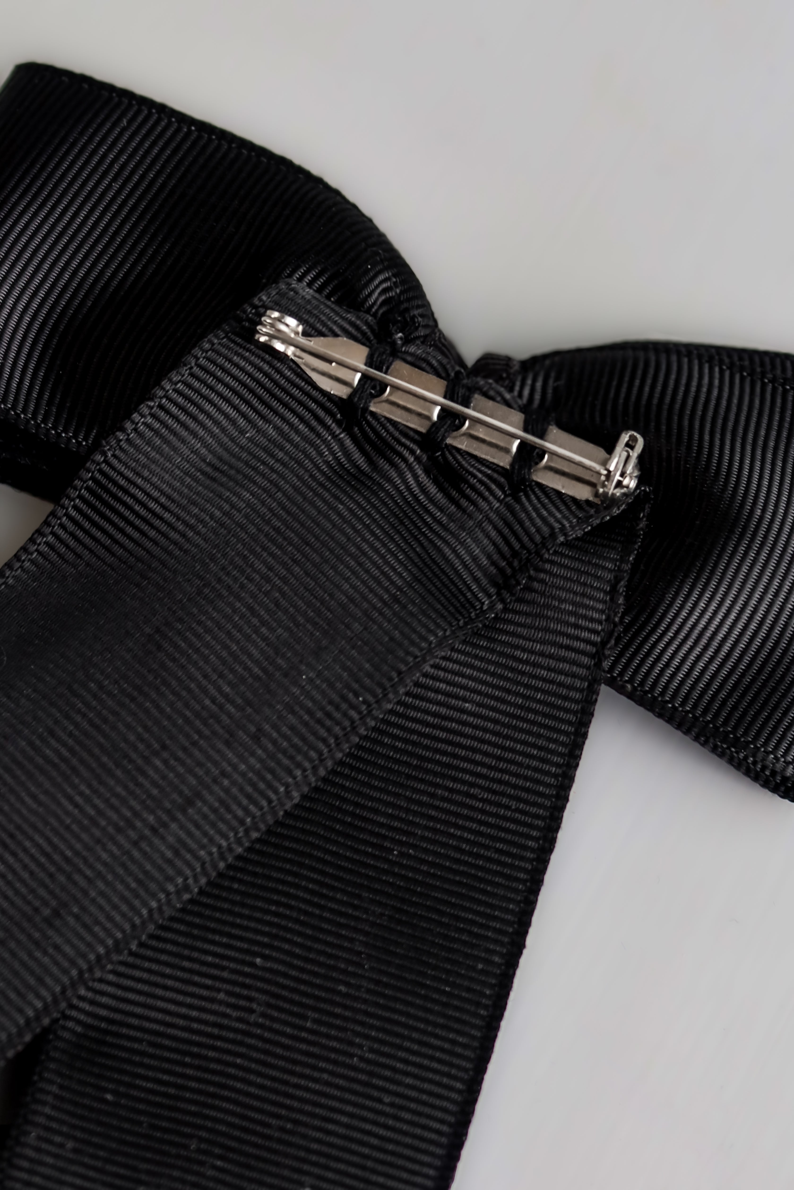 Bibi Black Bow Corsage