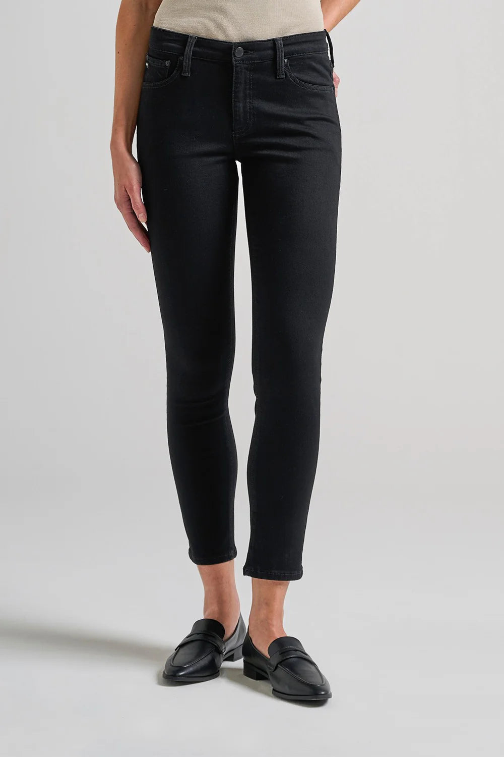 Prima Ankle Black Cigarette Jeans