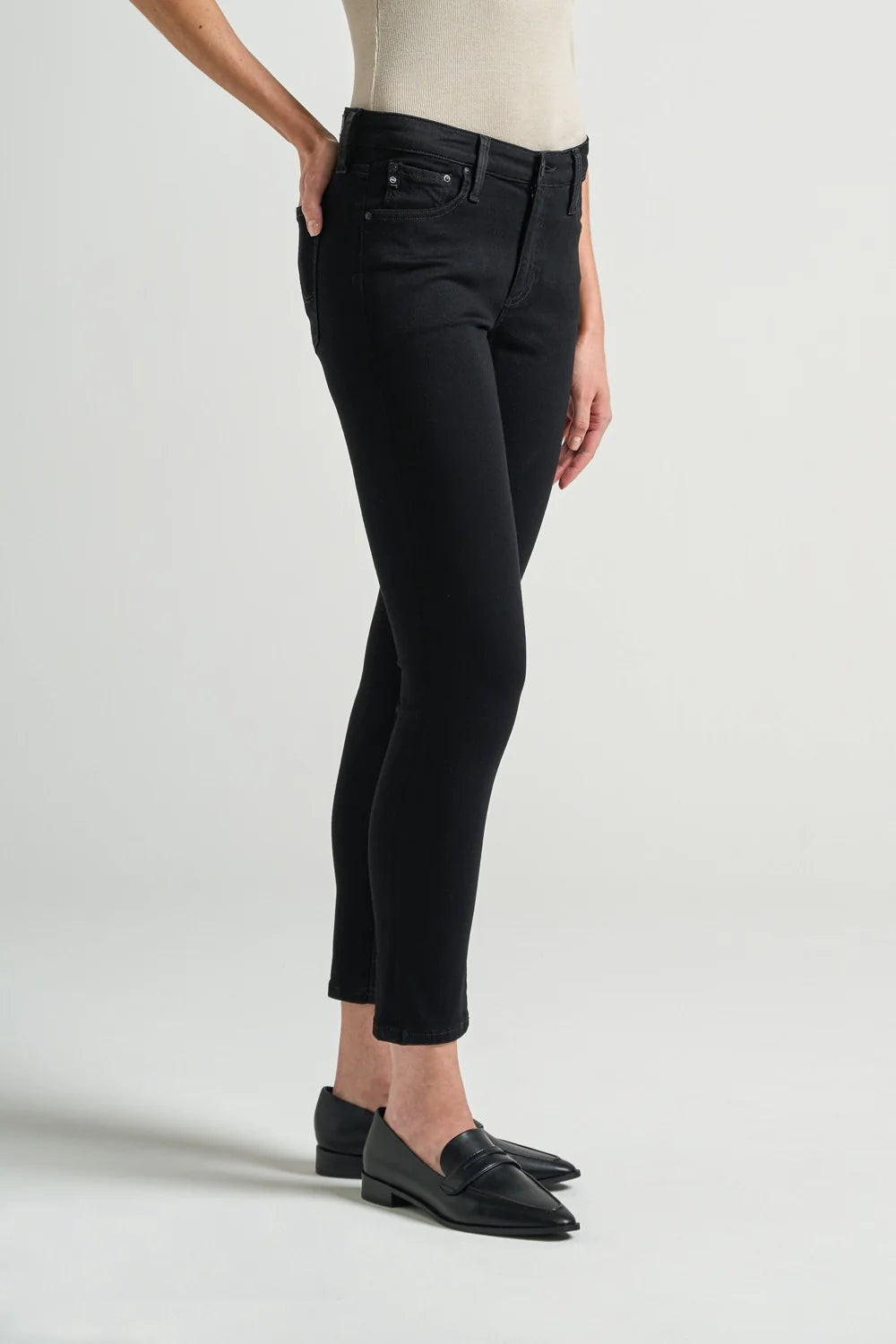 Prima Ankle Black Cigarette Jeans