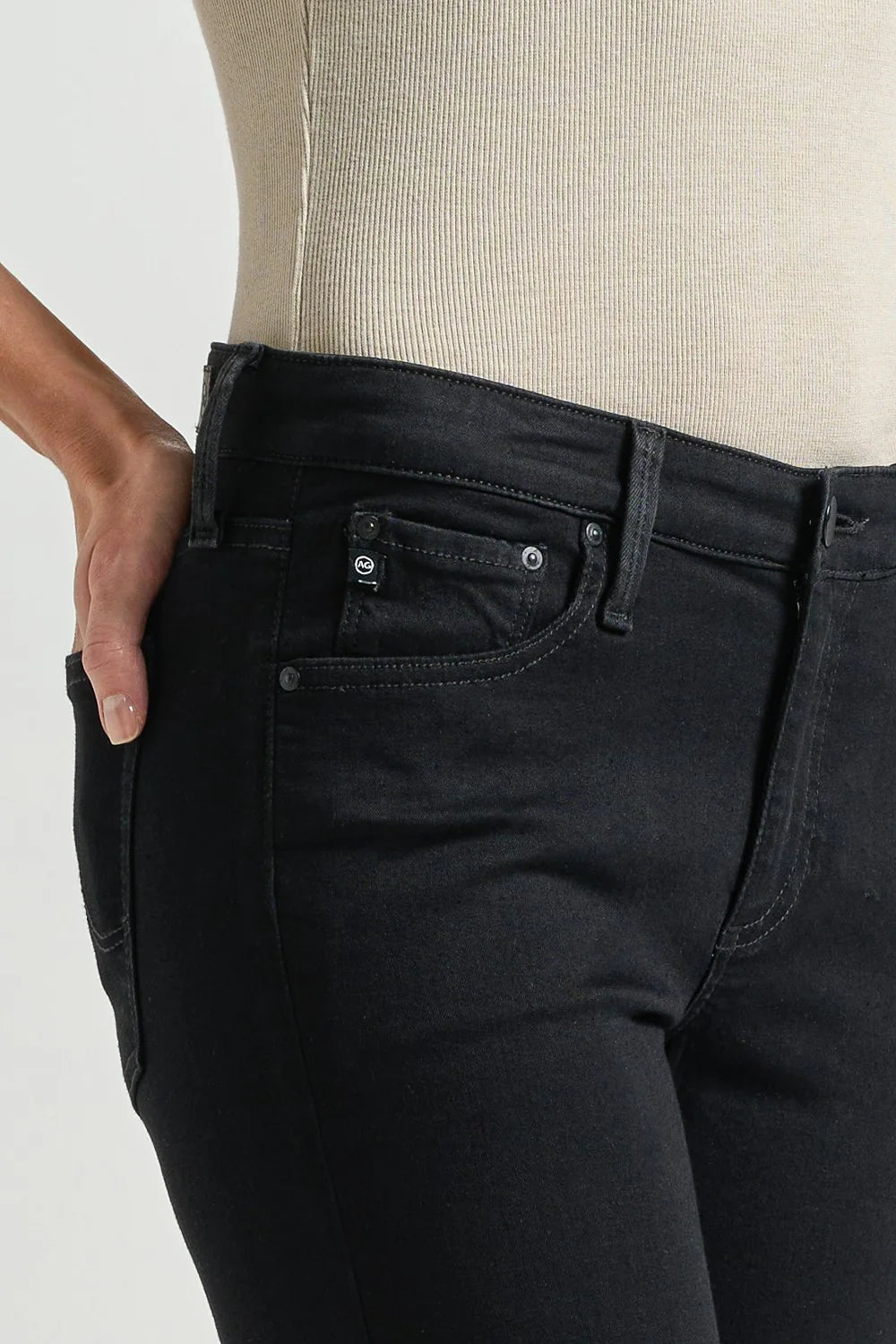 Prima Ankle Black Cigarette Jeans
